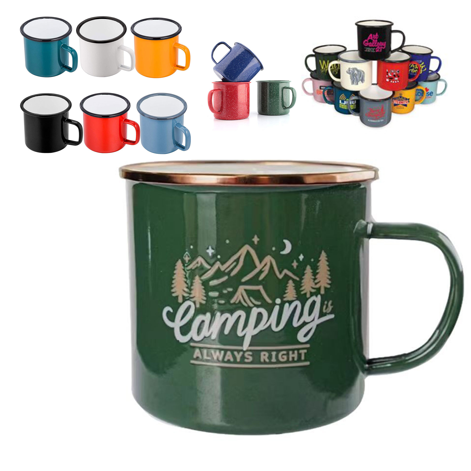 Customizable Enamel Camping Mug 5