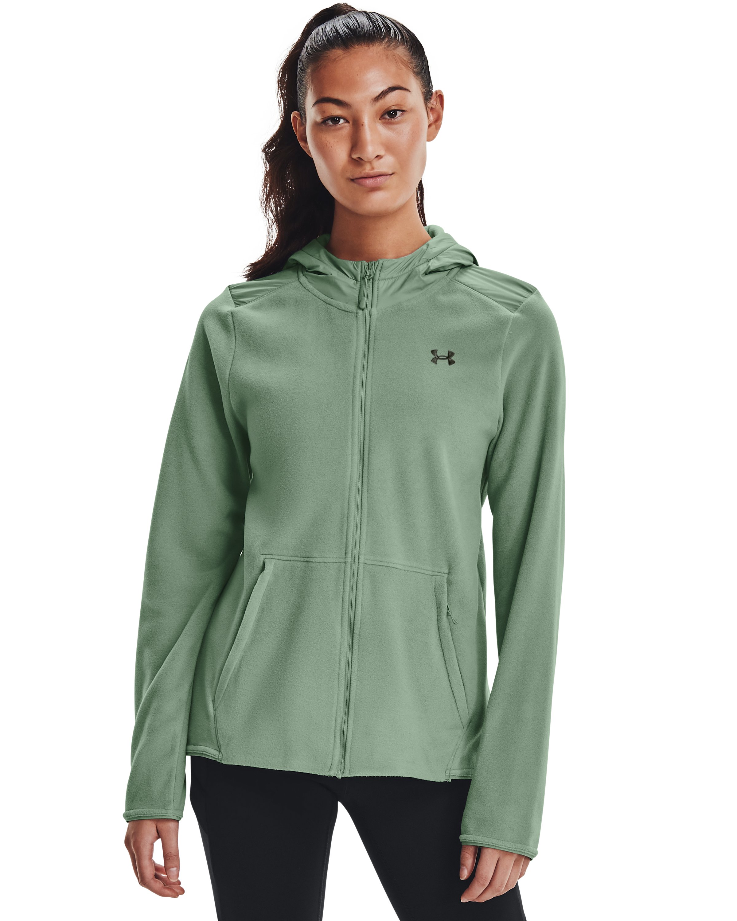 Women's UA Polartec Forge Full-Zip Hoodie, custom hoodie or sweatshirt with logo imprint 2