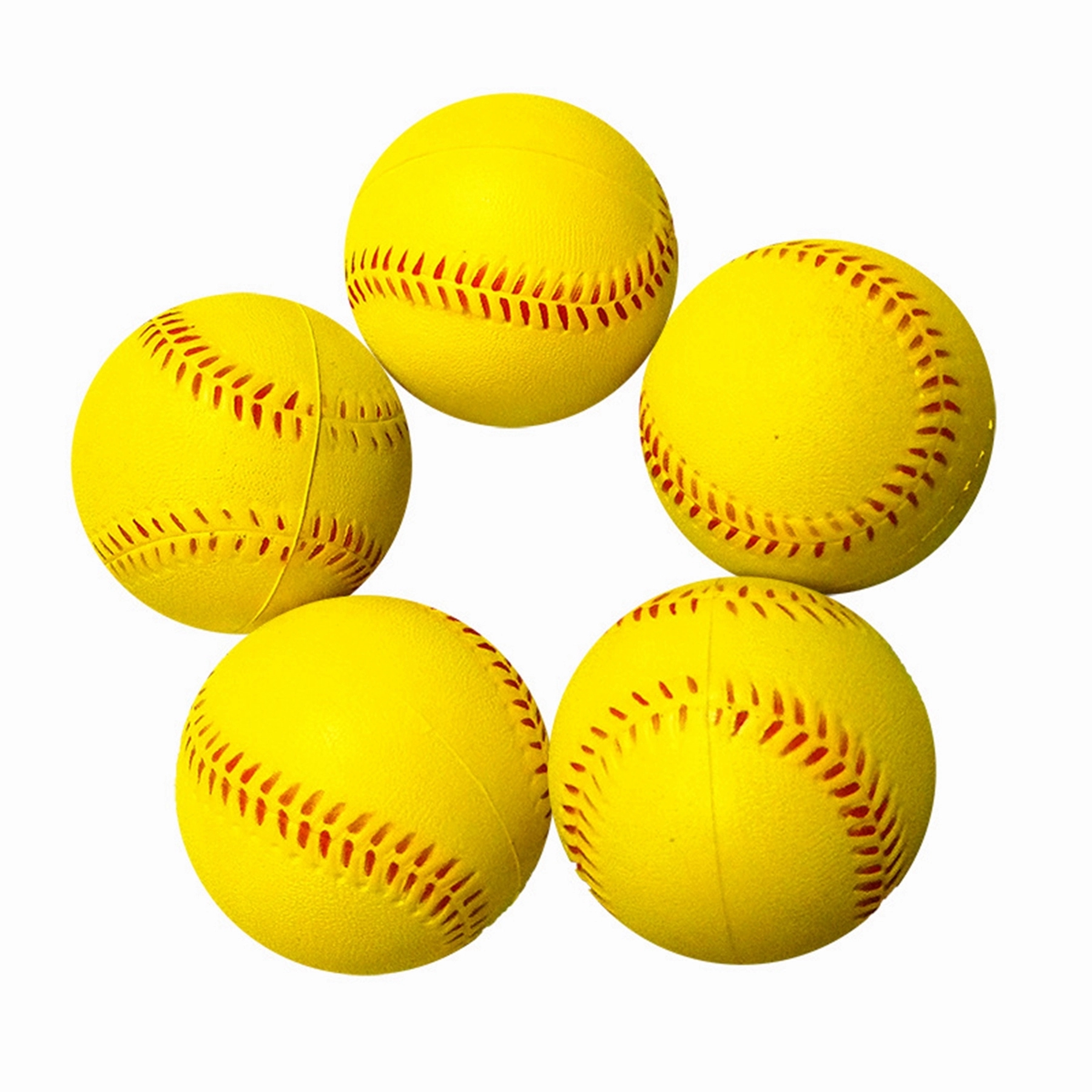 Baseball Shaped Soft PU Foam Stress Ball 5