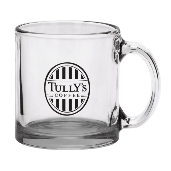 Red Eye 13 oz Libbey Clear Glass Coffee Mug 91