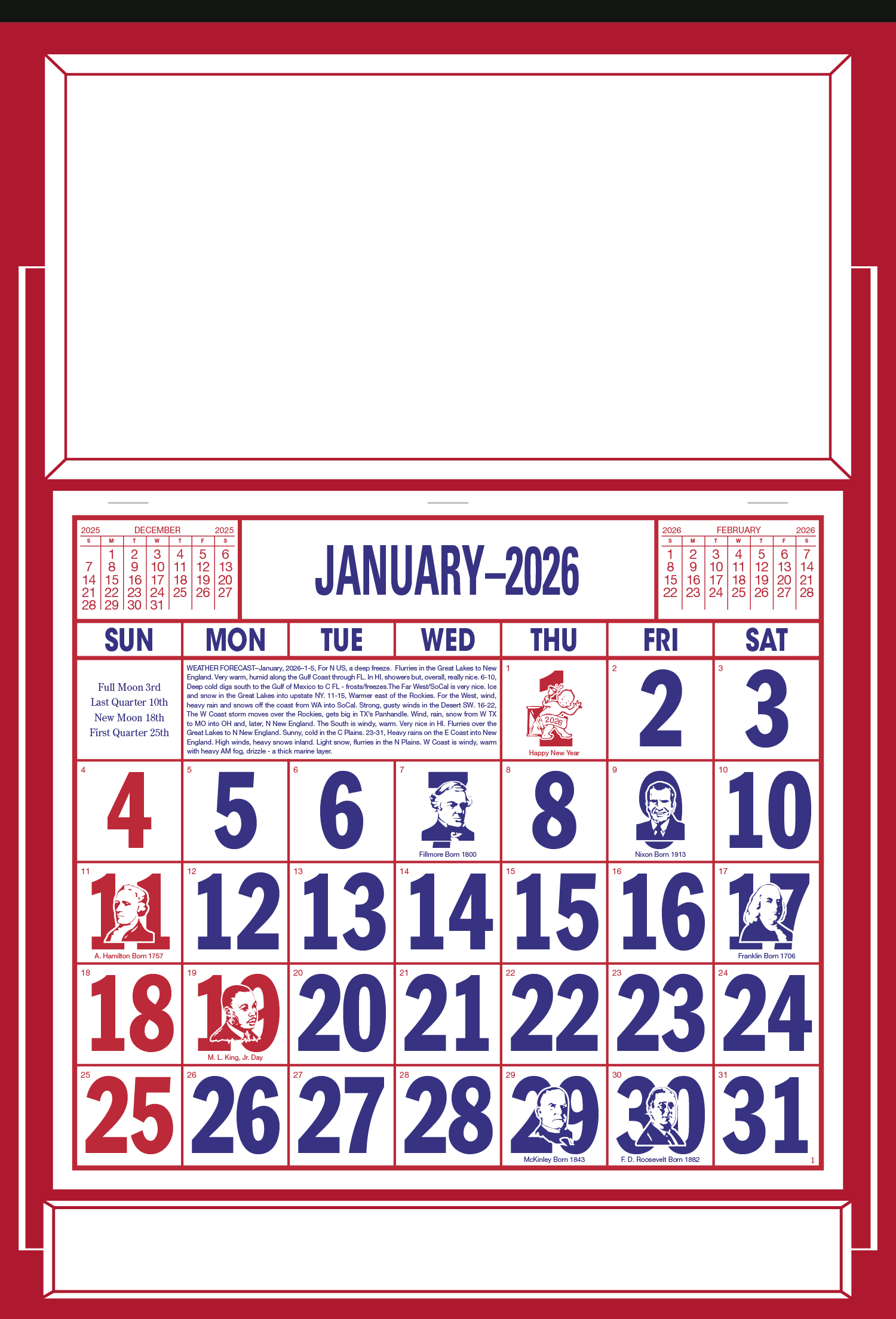 Skinner & Kennedy® Apron Calendar 10