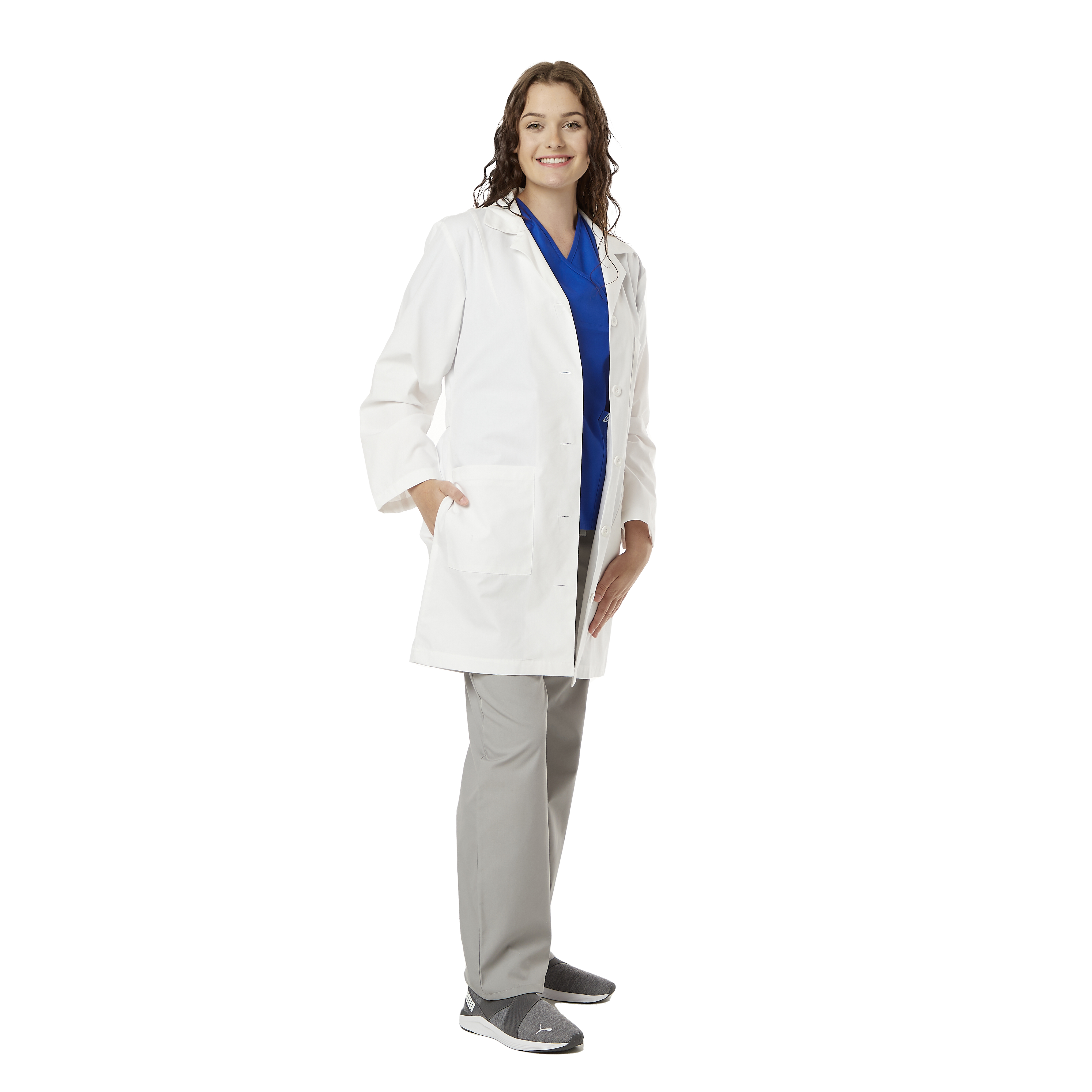 40" Ladies Antimicrobial Lab Coat 7