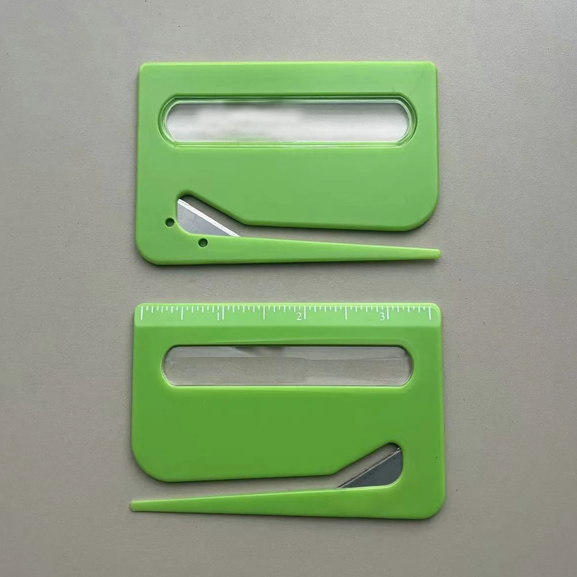Custom Logo Letter Opener with Magnifier & Ruler 2