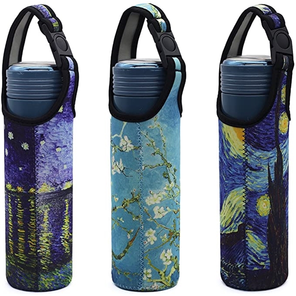 Neoprene bottle cooler Sleeve, custom koozie with logo imprint 3