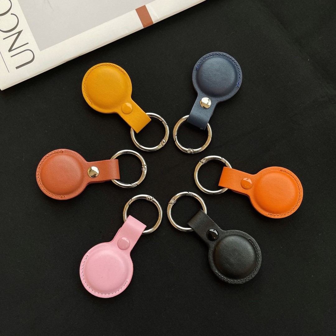 Pu Leather Airtags Protective Case 2