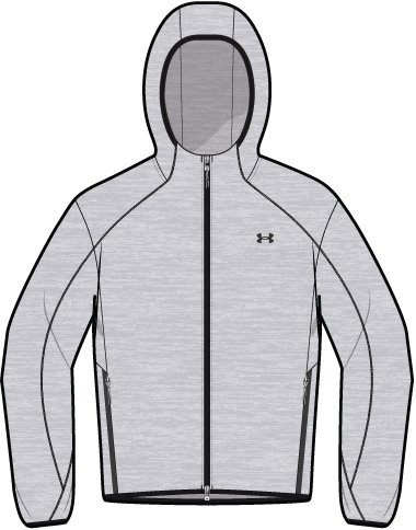 UA Unstoppable Fleece Men's Full Zip 4