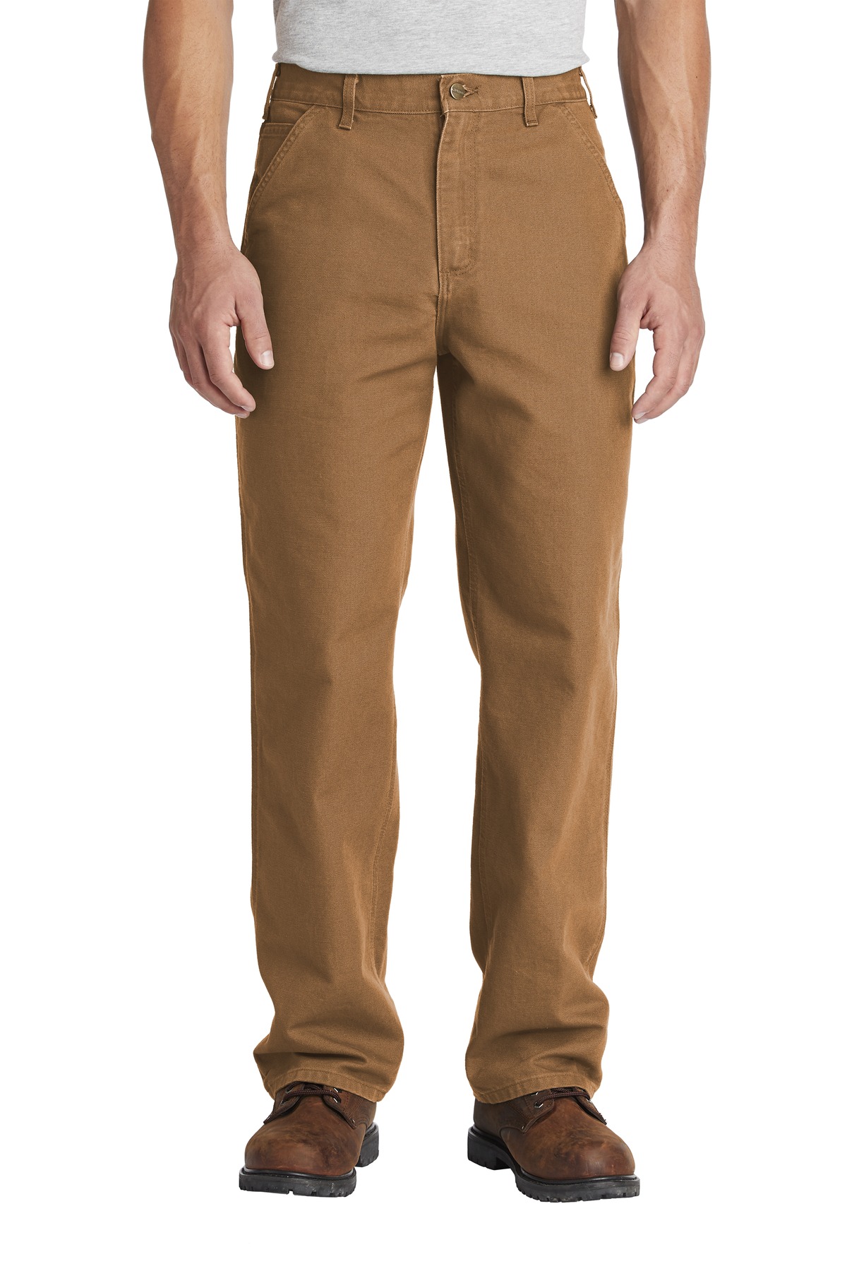 Carhartt Washed-Duck Work Dungaree. CTB11 9