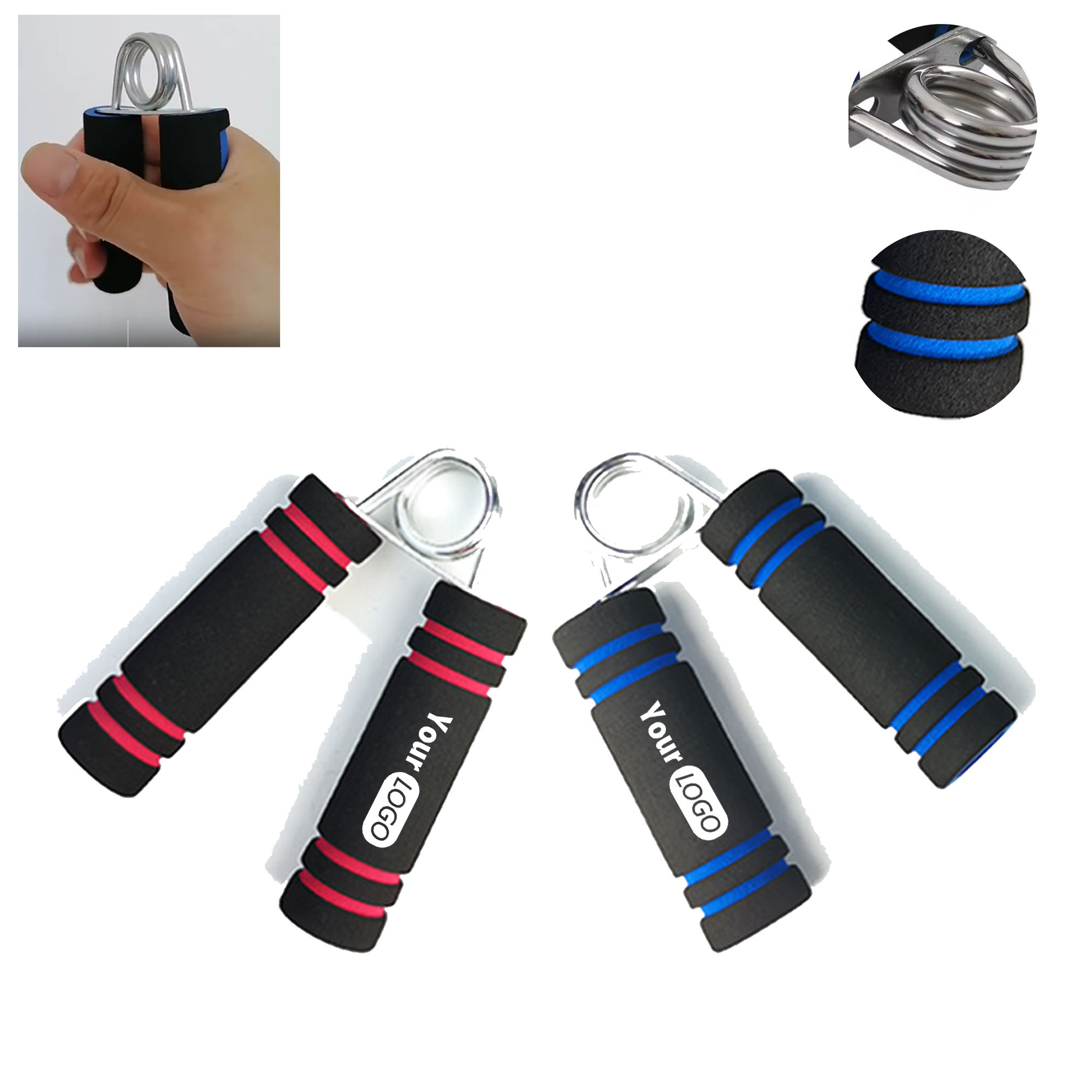 Household Spring Steel Sponge Grip Device 4