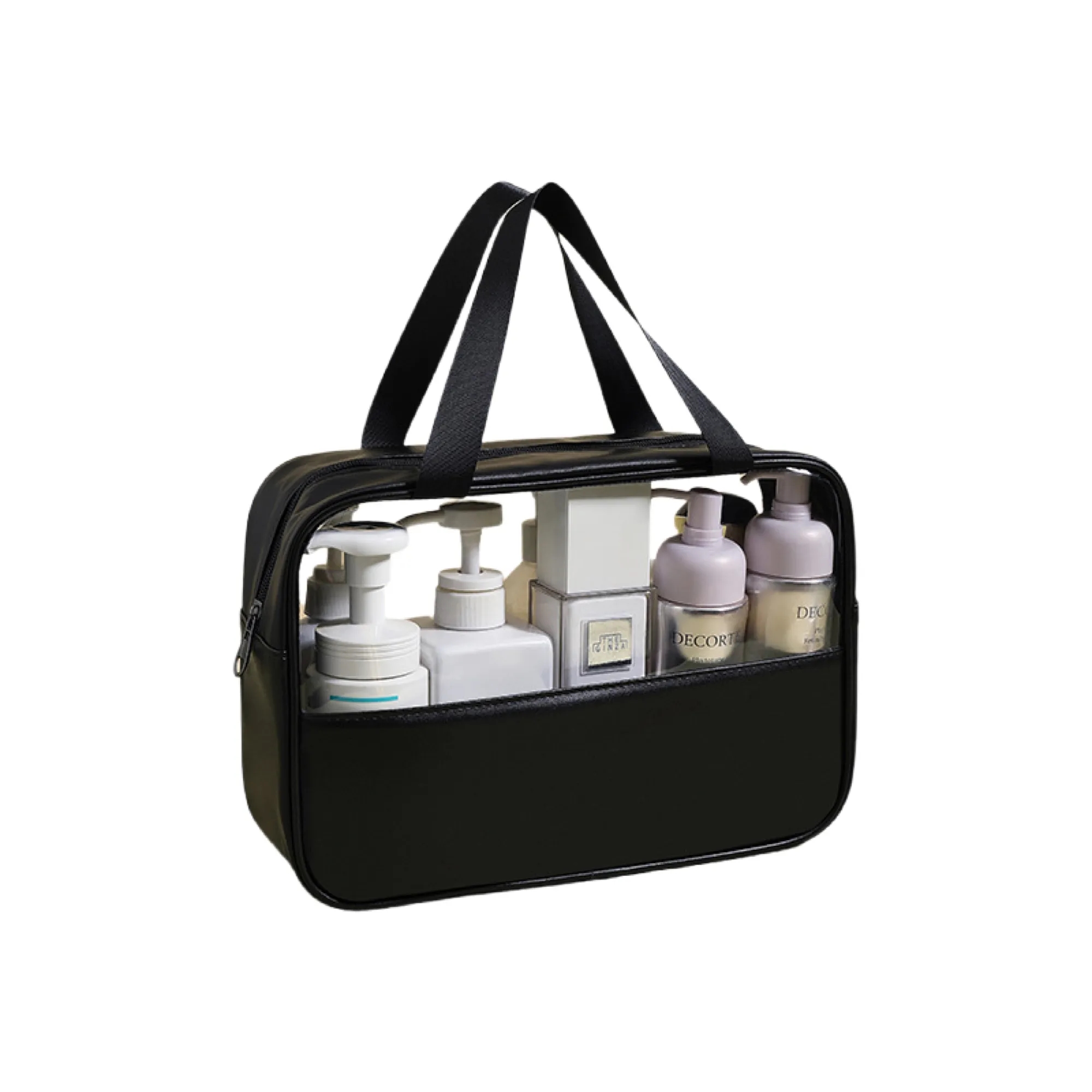 MOQ 50 Zippered Transparent Makeup Bag 6