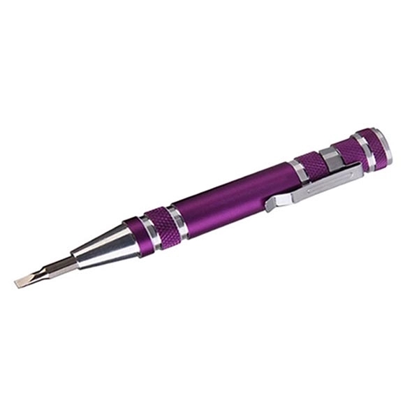 LED Aluminum Tool Pen With Screwdriver 5