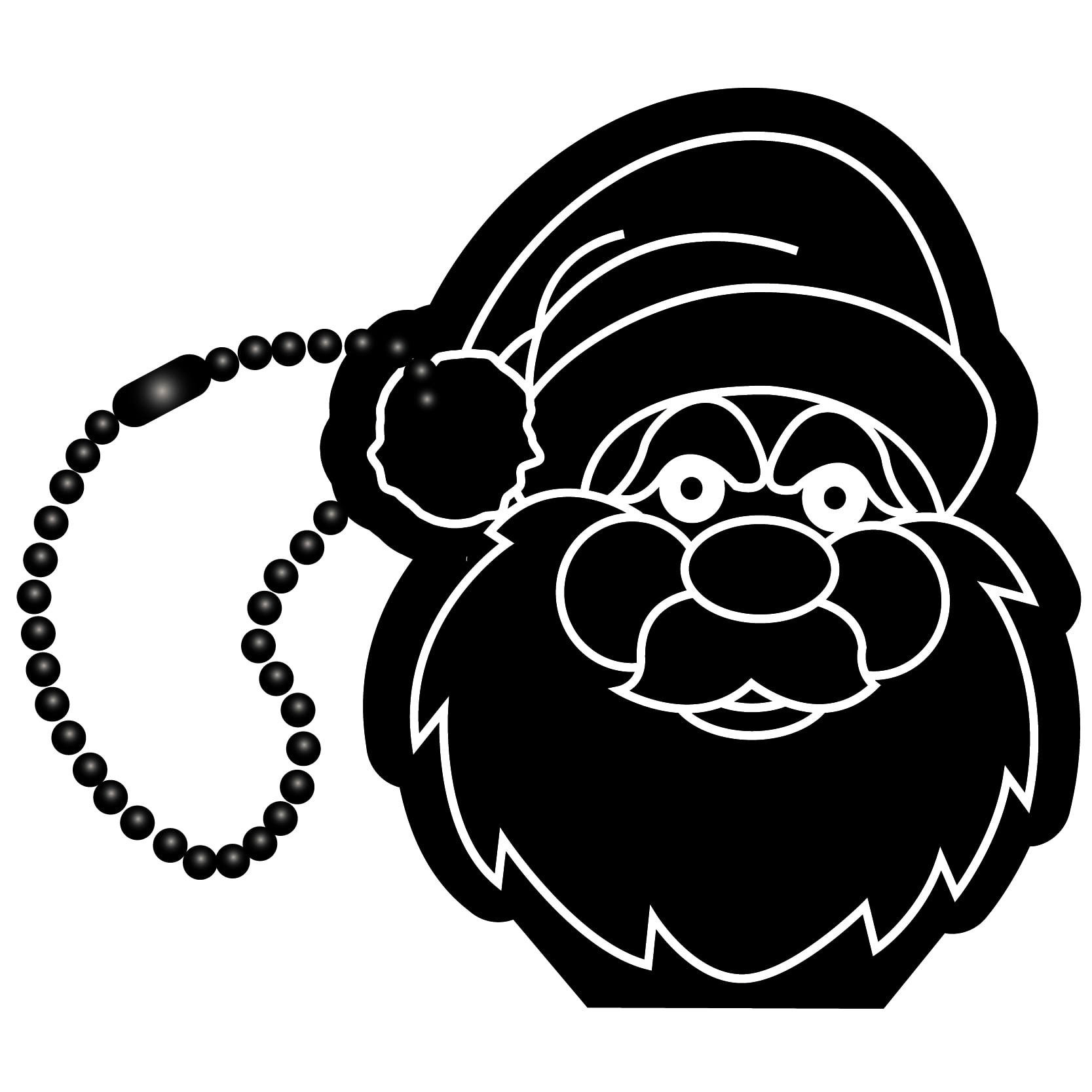 Santa Key Tag 3