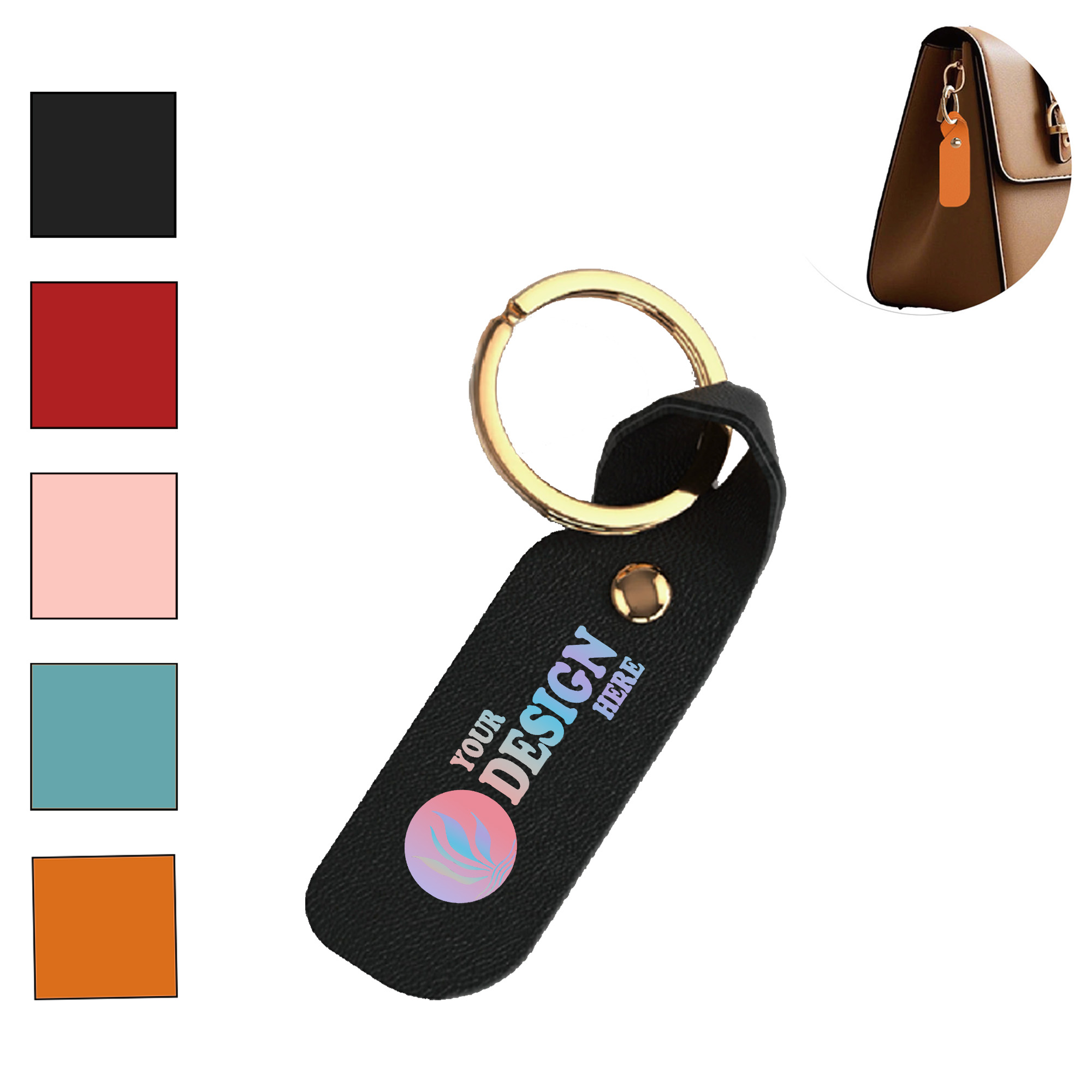 Costom PU Key Ring 2