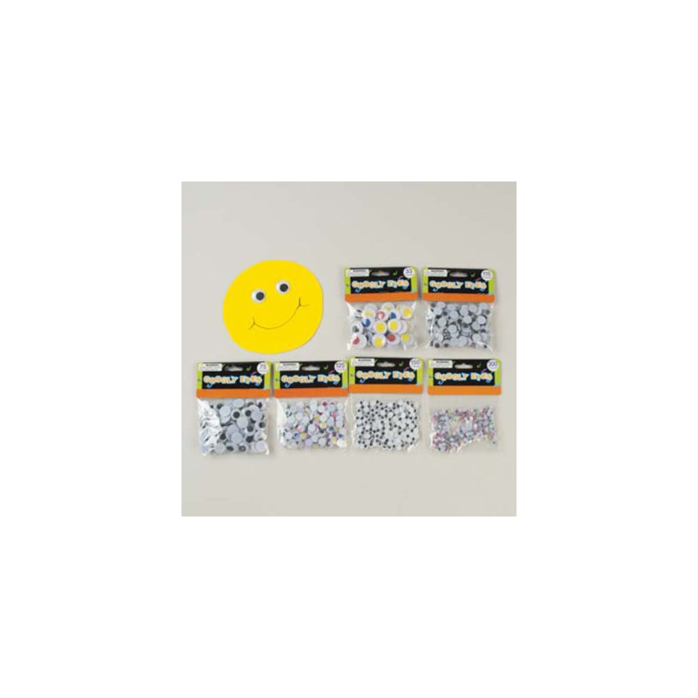 Craft Googly Eyes - 6 Assorted Styles 1