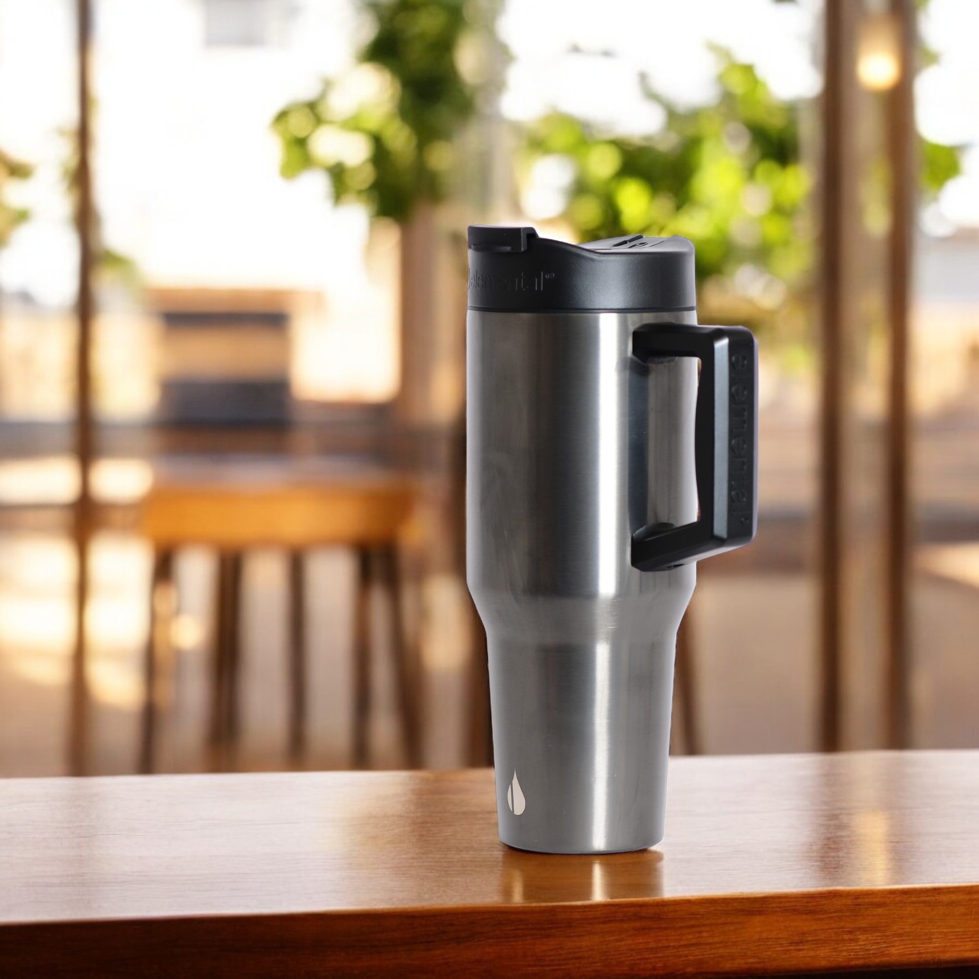 Elemental® Commuter 32oz Stainless Steel Tumbler with Handle and Dual-Function Lid 21
