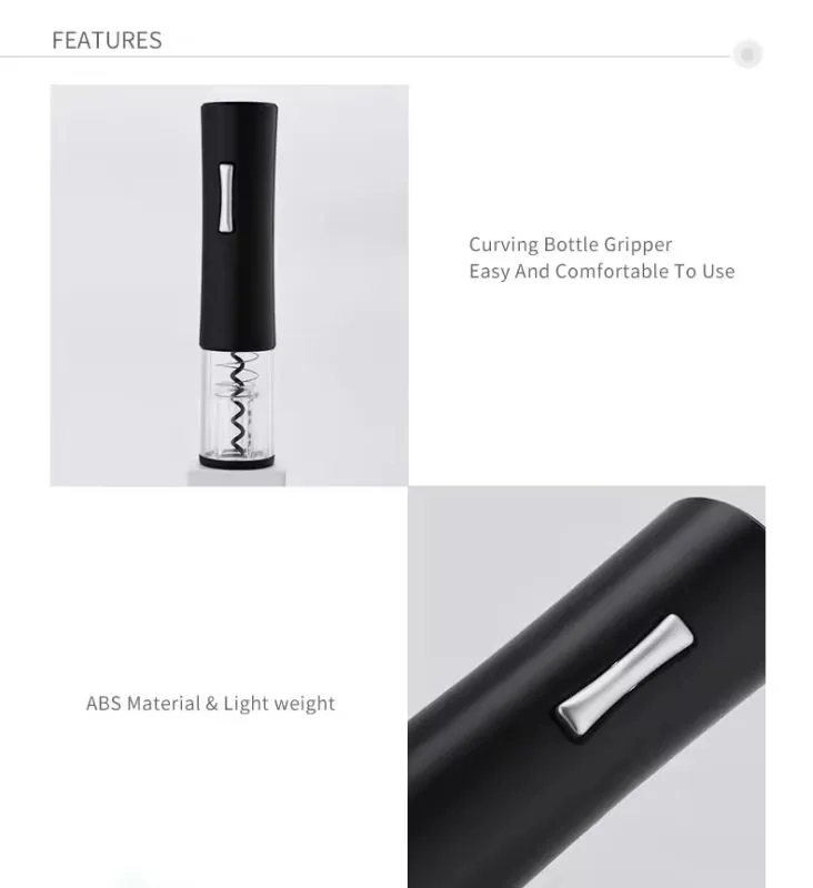 Cordless Automatic Electric Wine Opener with Foil Cutter 5