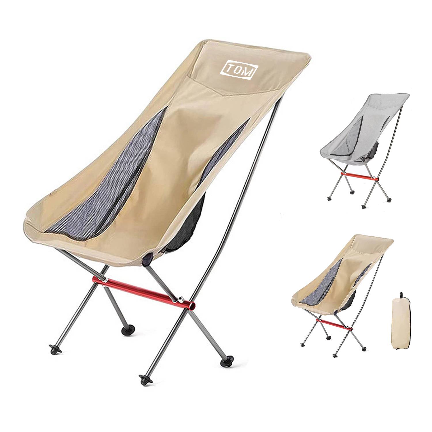 Portable Camping And Fishing Aluminum Alloy Folding Chairs 2