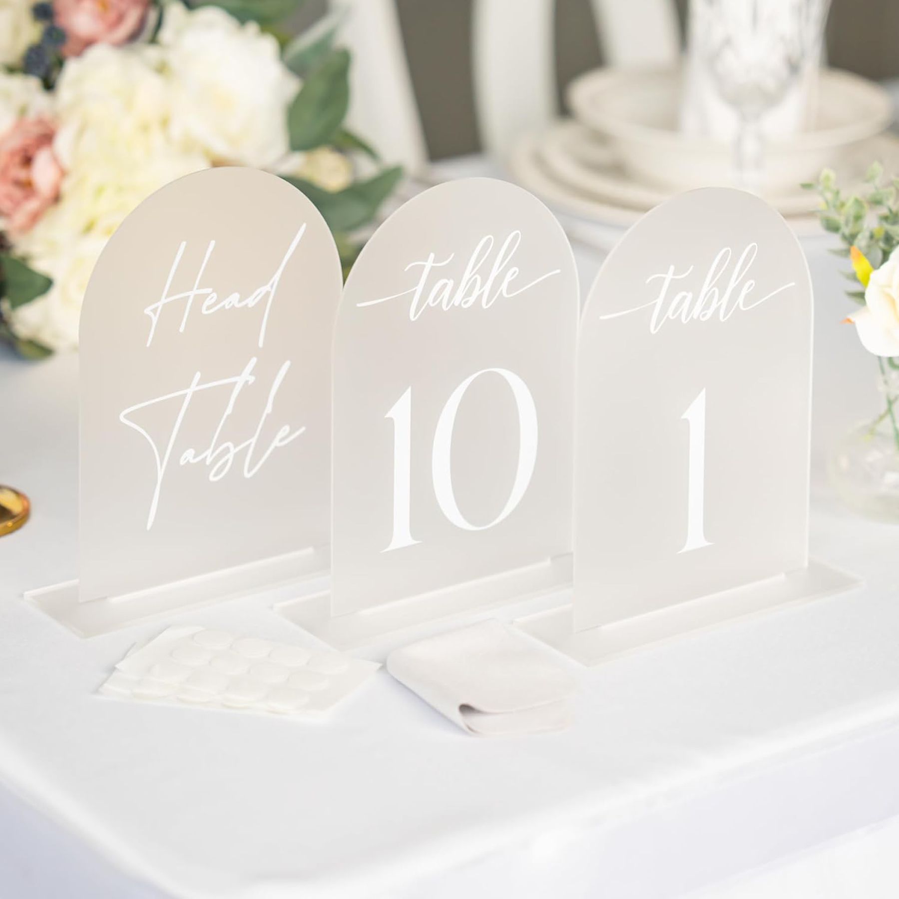 Acrylic Table Number 3