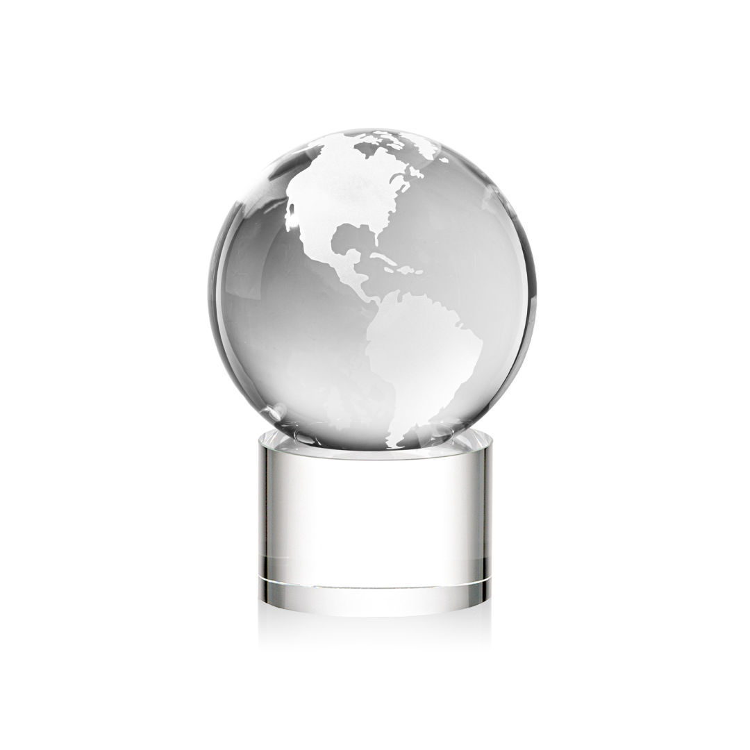 Globe Award on Marvel Base - Clear 7
