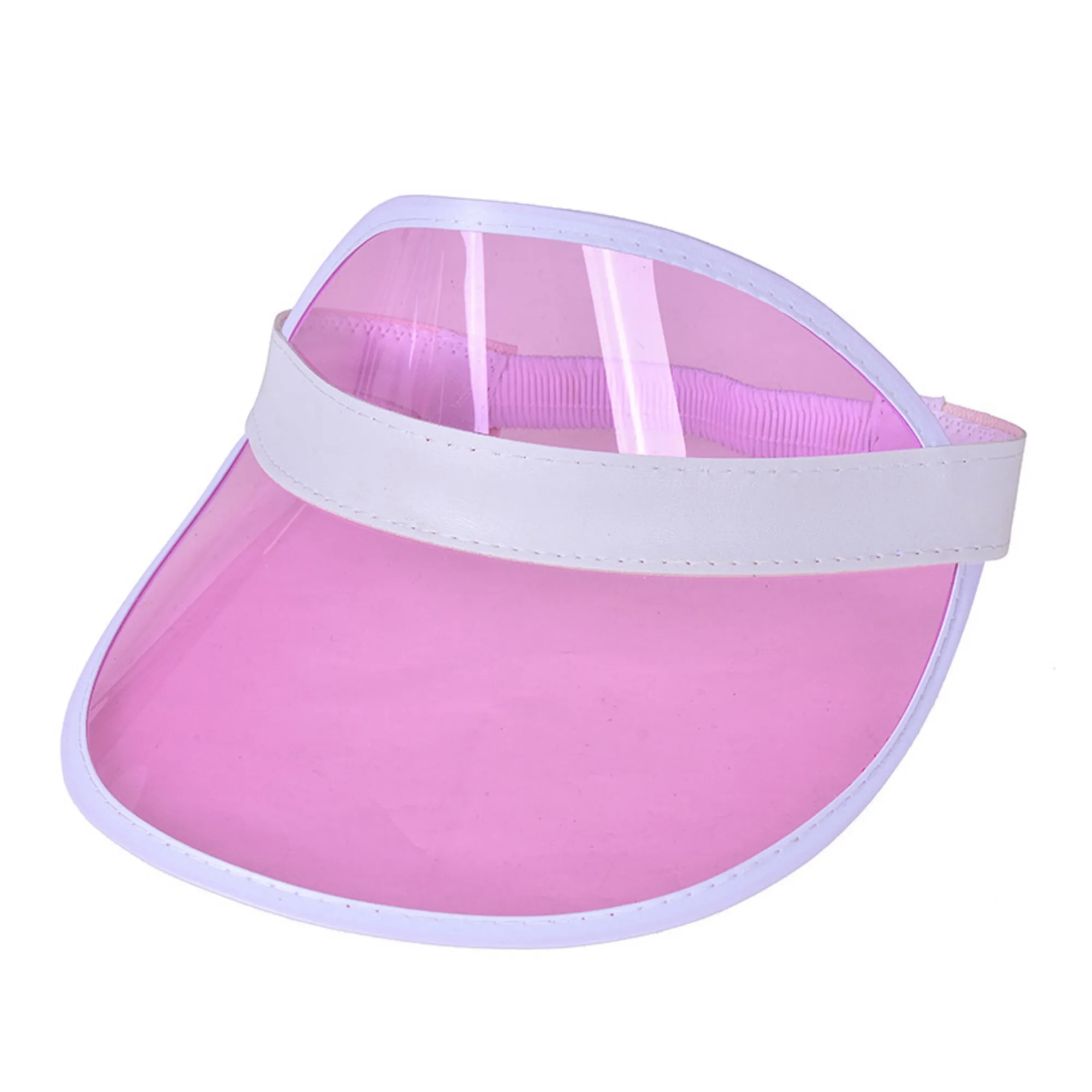 Unisex Sun Visors Plastic Clear Cap 11