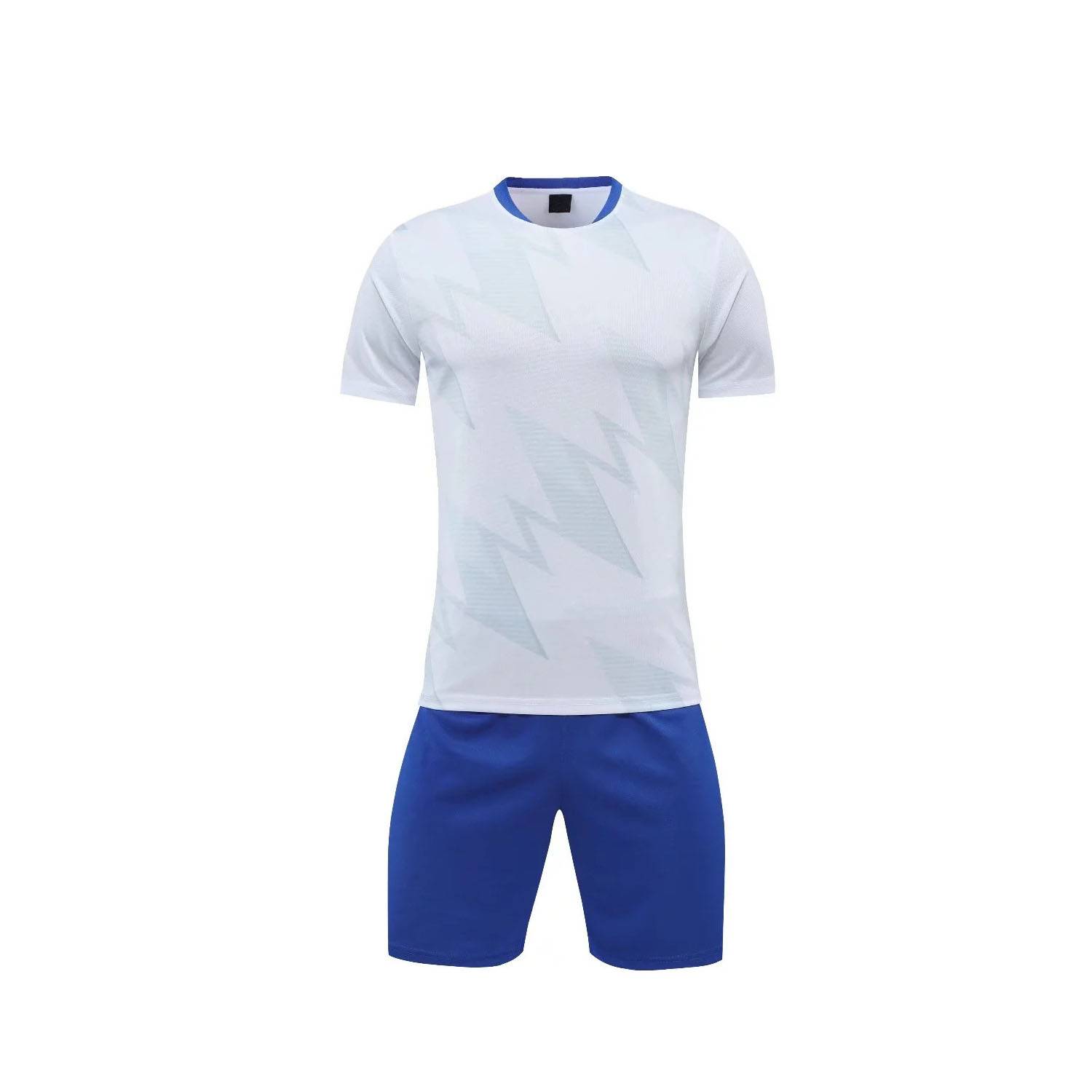 Breathable Polyester Short Sleeve Soccer Kit 1