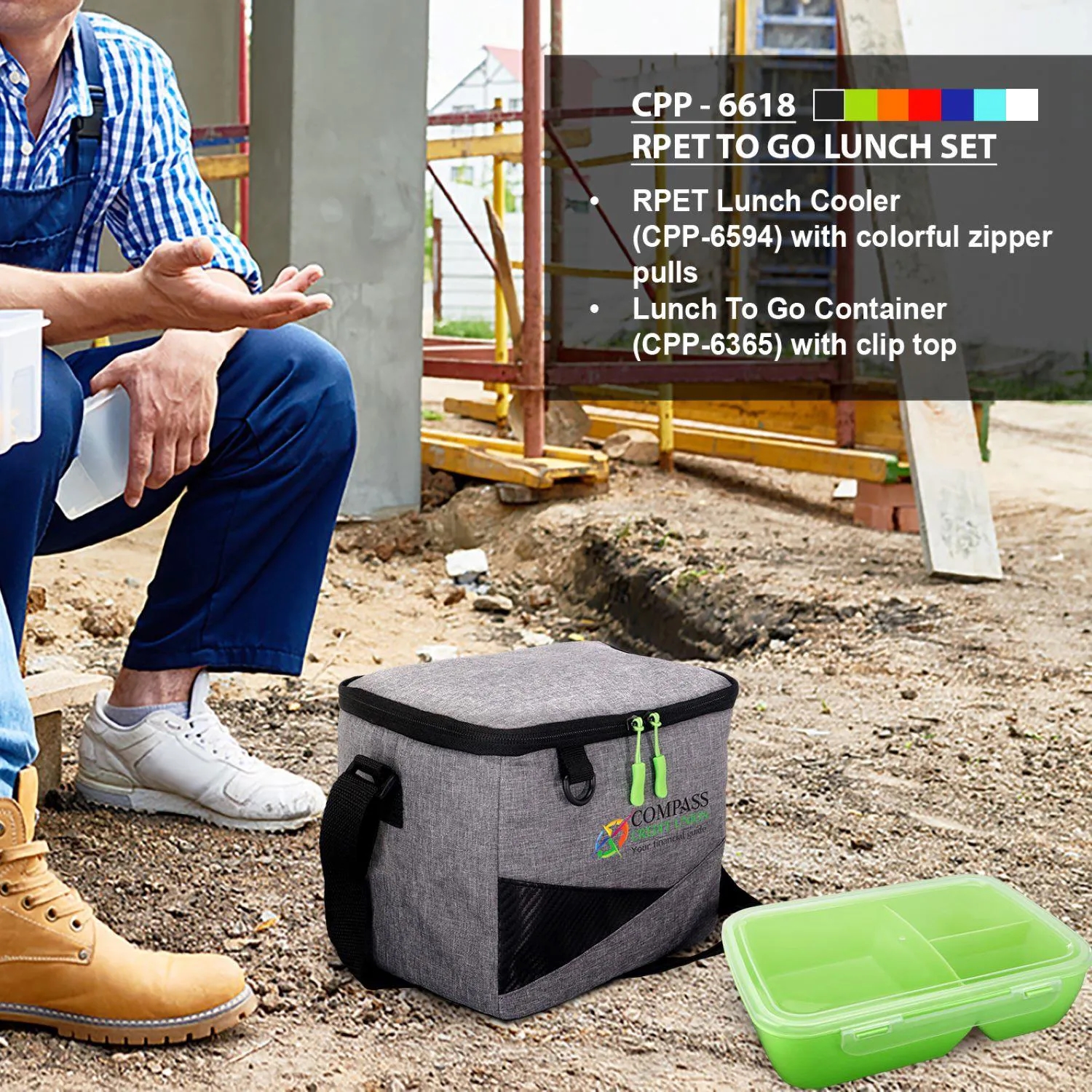 Recycled To Go Lunch Set 8