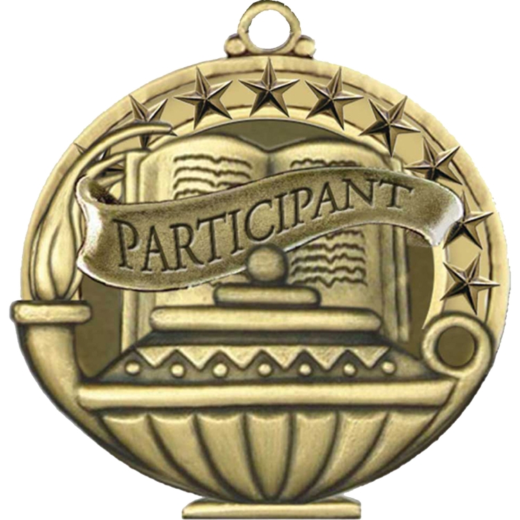 Stock Academic Medals: Participation