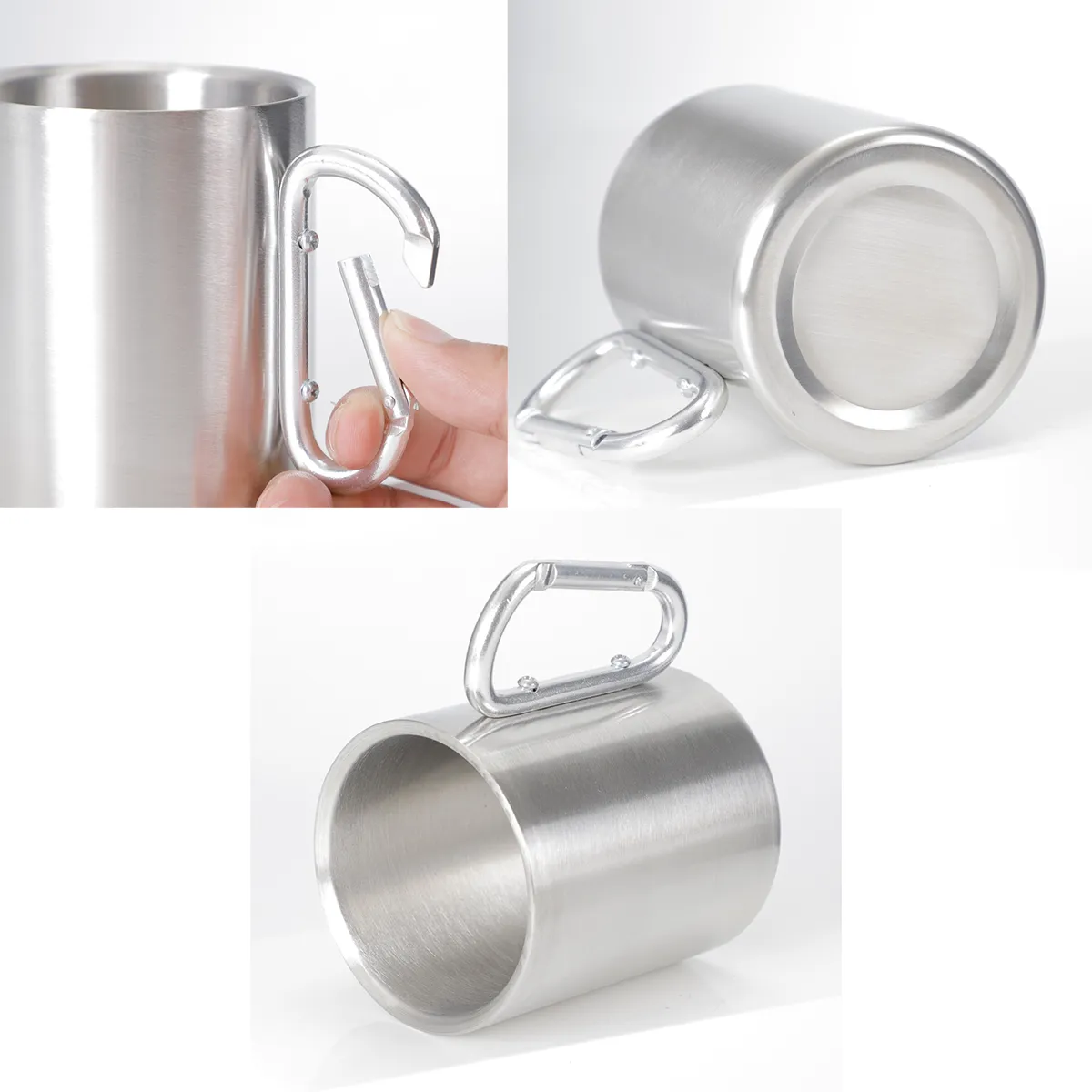 Carabiner Stainless Steel Travel Mug 2