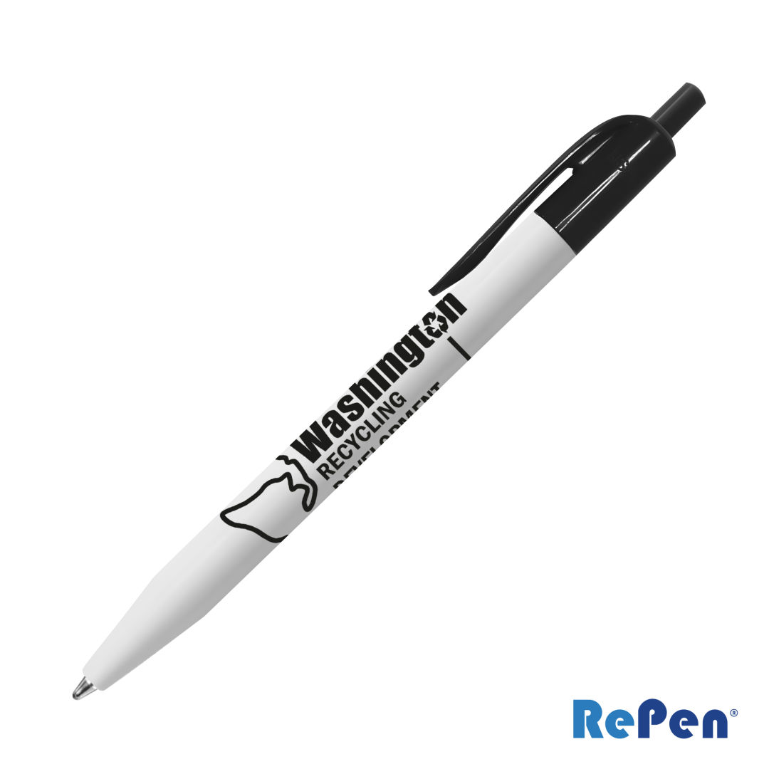 RePen® White Clicker rPET Pen