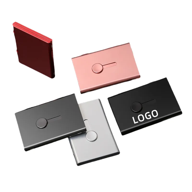 Aluminum Alloy Business Card Case 3