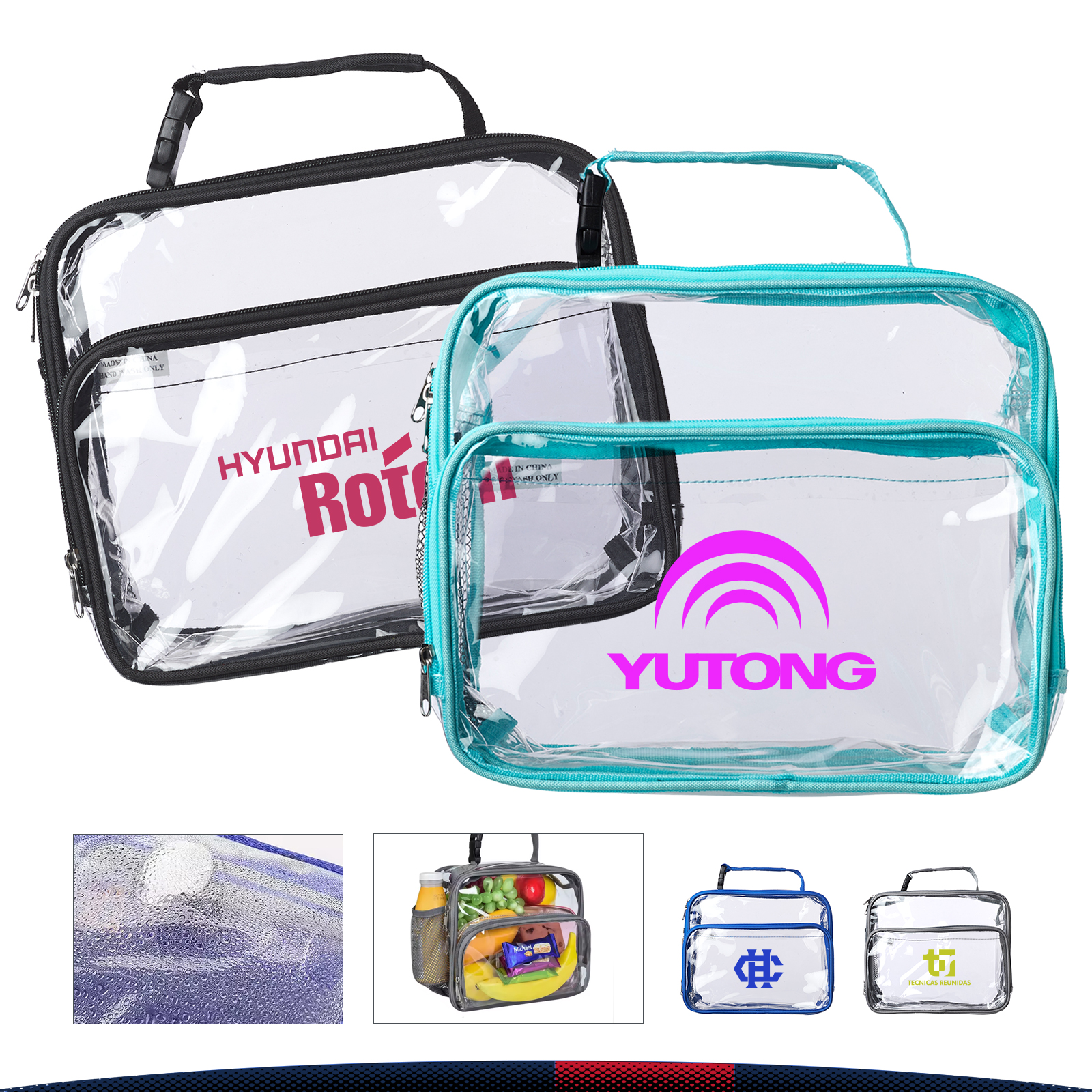 Vorple Clear Lunch Bags 2