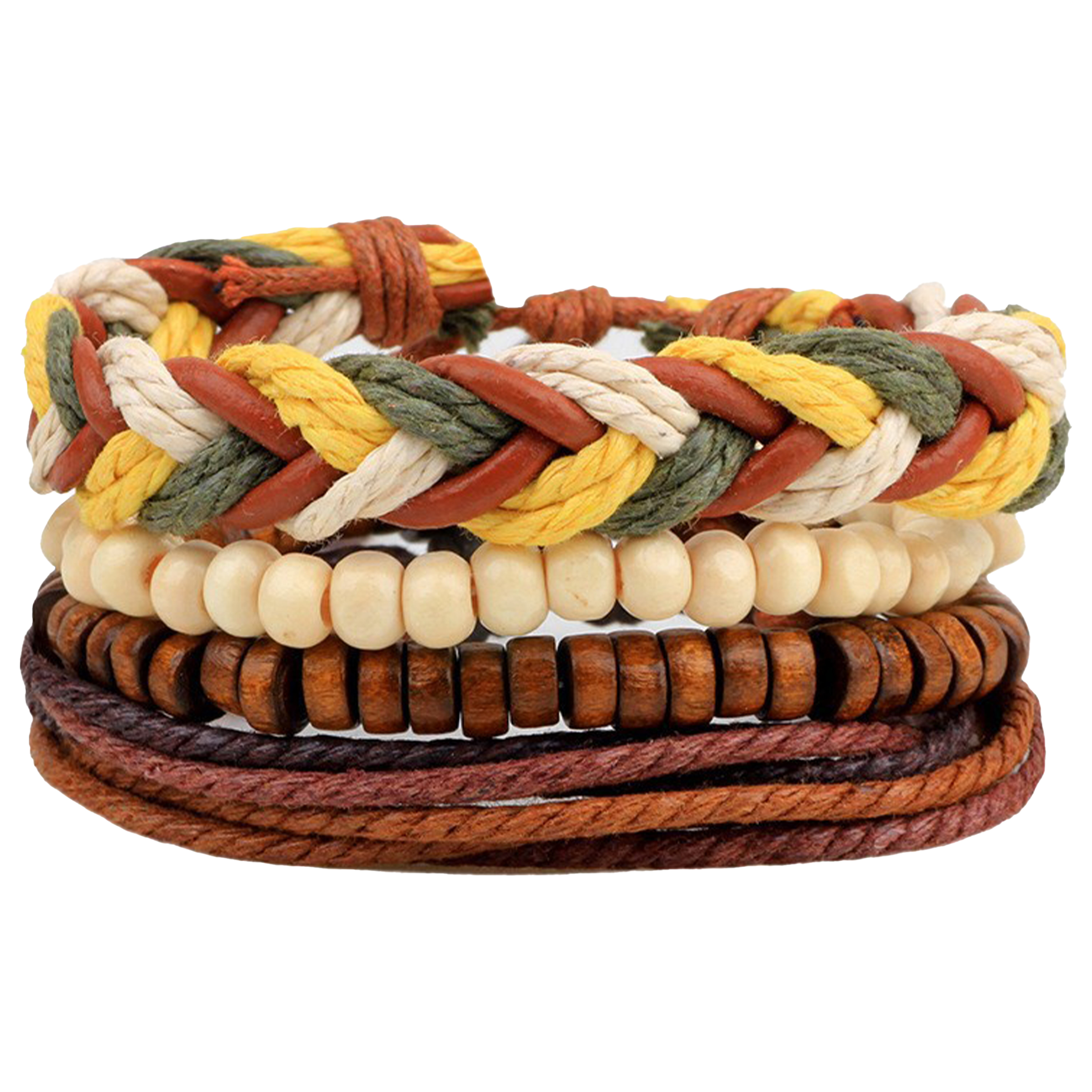 Cowhide Combining Multiple Bracelets 6