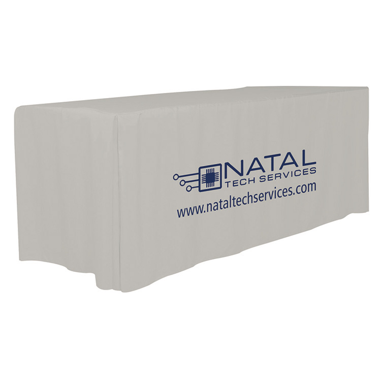 "Omaha Six" 4-Sided Fitted Style Table Covers & Table Throws (One Color Print) / Fits 6 ft Table 9