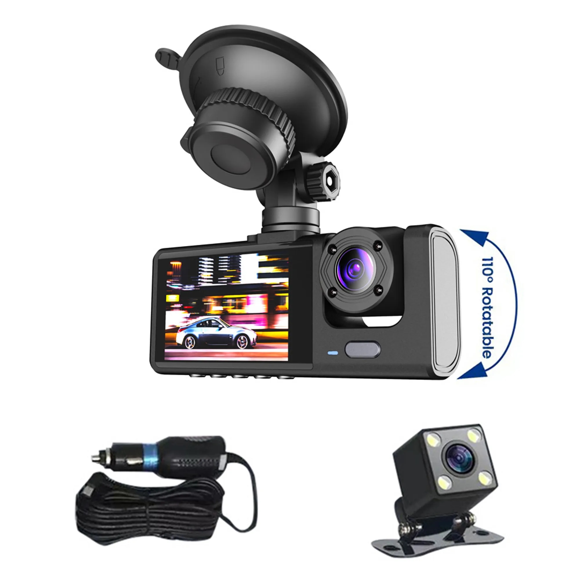 3 Way Dash Cam 8