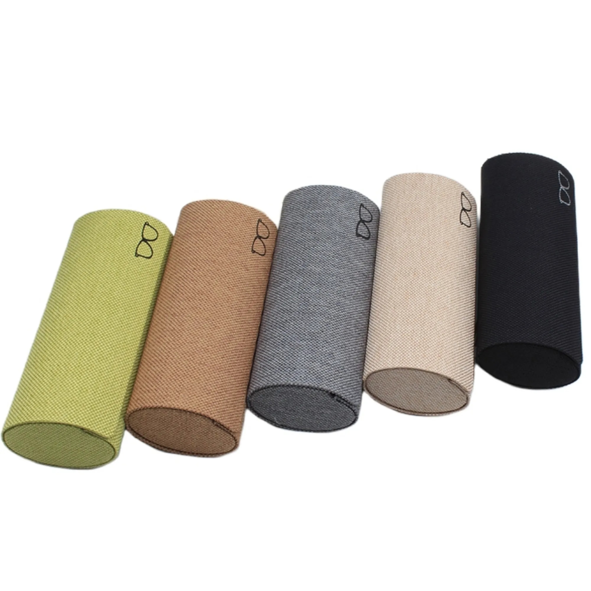 Eco Friendly Hemp Fabric Round Eyeglass Case 5