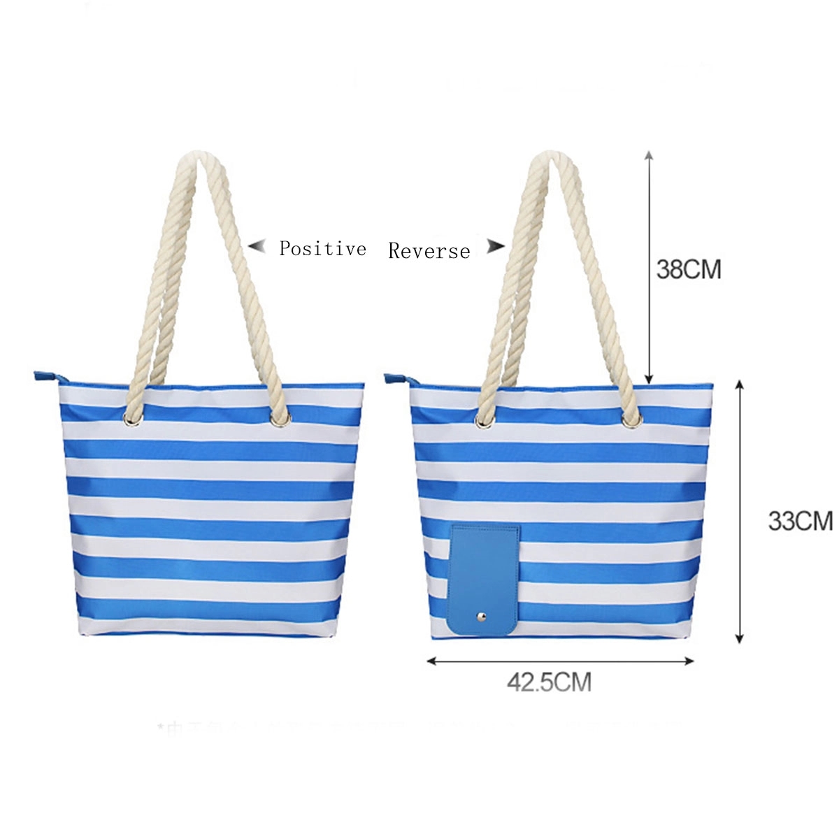 Beach Tote Bag With Wine 6