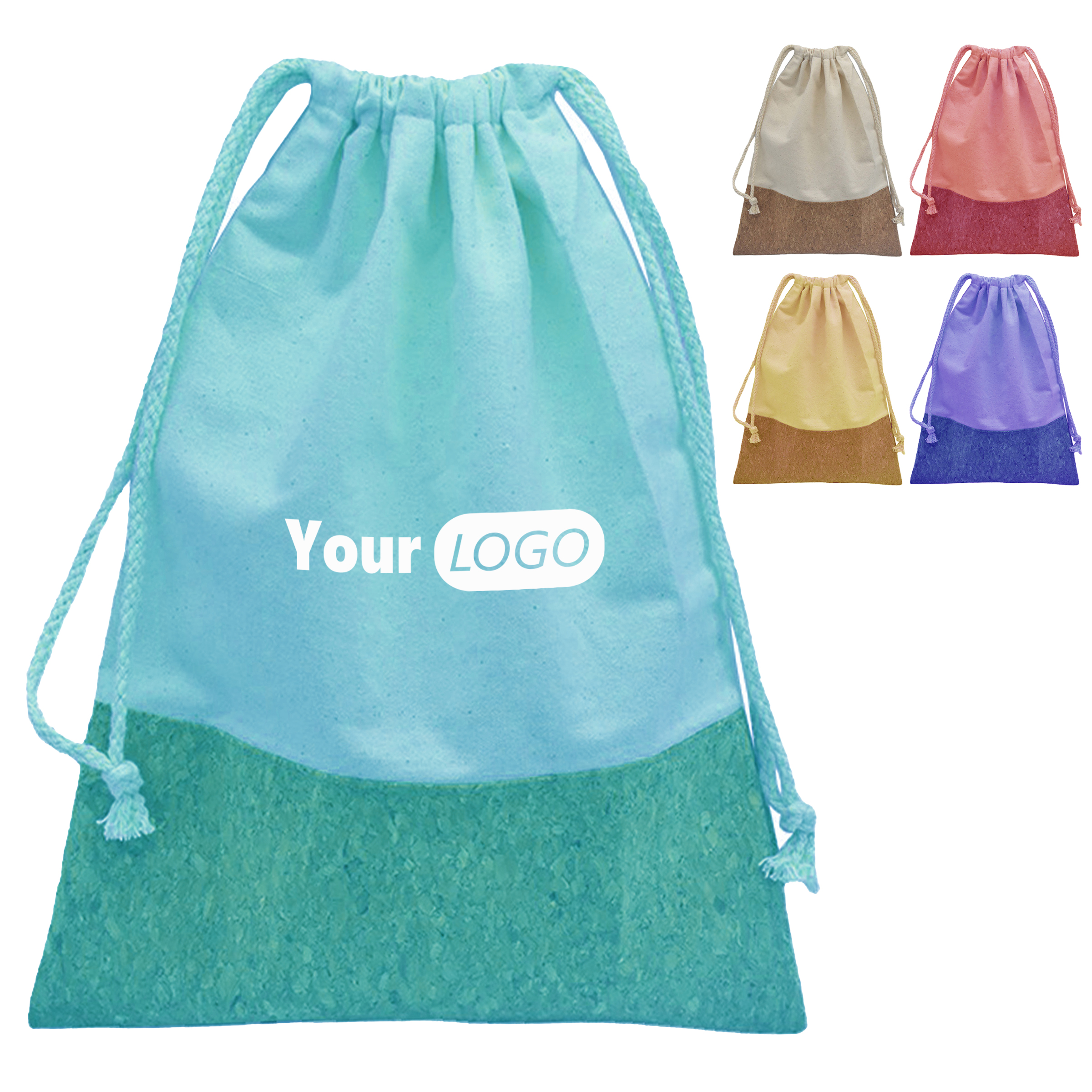 Cotton Customizable Drawstring Bag 3