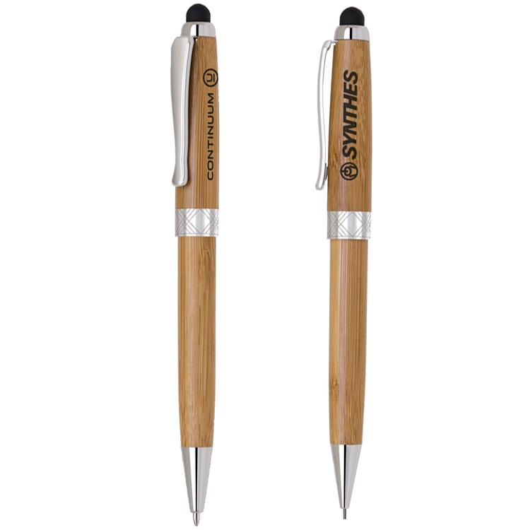 Eco VI Stylus Tool with Bamboo Ballpoint Pen and Pencil Set 6