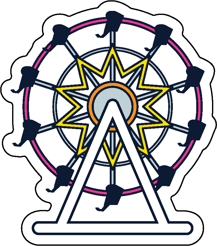 Stock Shape 1/4" Acrylic Magnet - USA Made