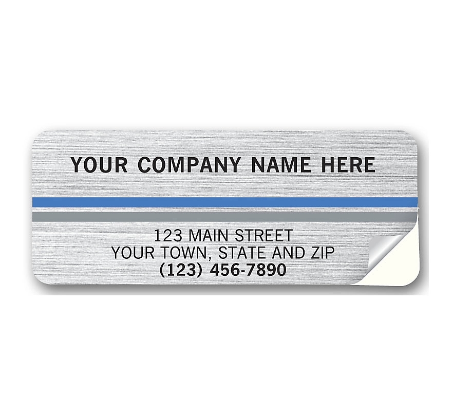 Brushed chrome poly - padded 1