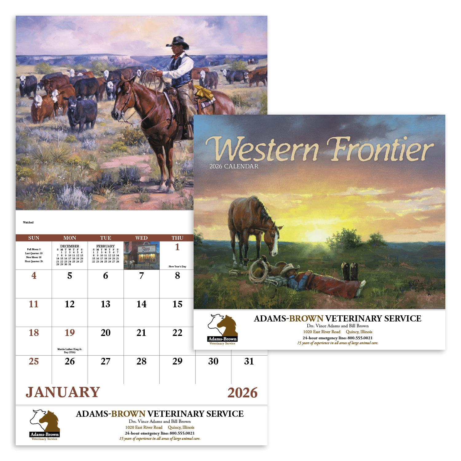 Good Value™ Western Frontier - Stapled Calendar 5
