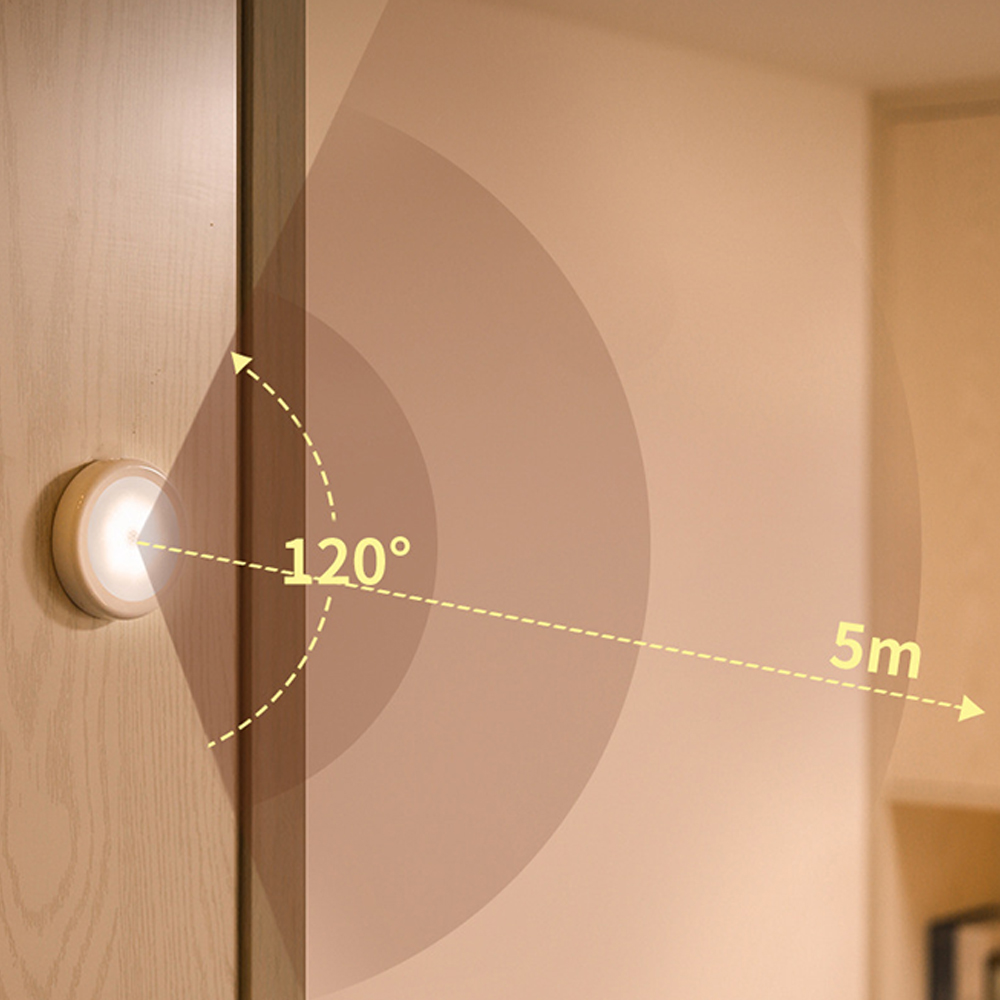 Sensor lamp magnetic night lamp kitchen corridor bedside LED light 8