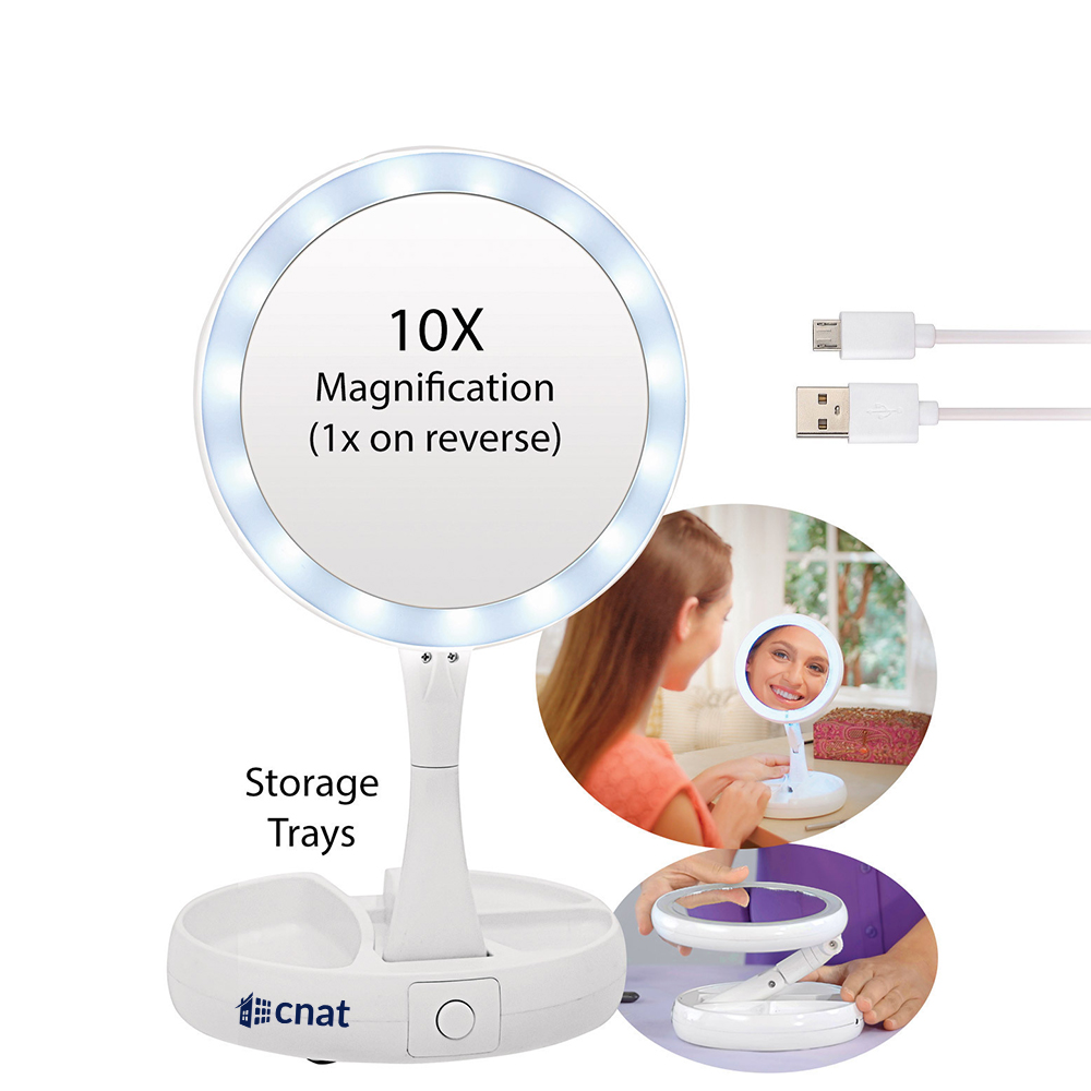 Multifunctional Foldable Cosmetic Mirror 4