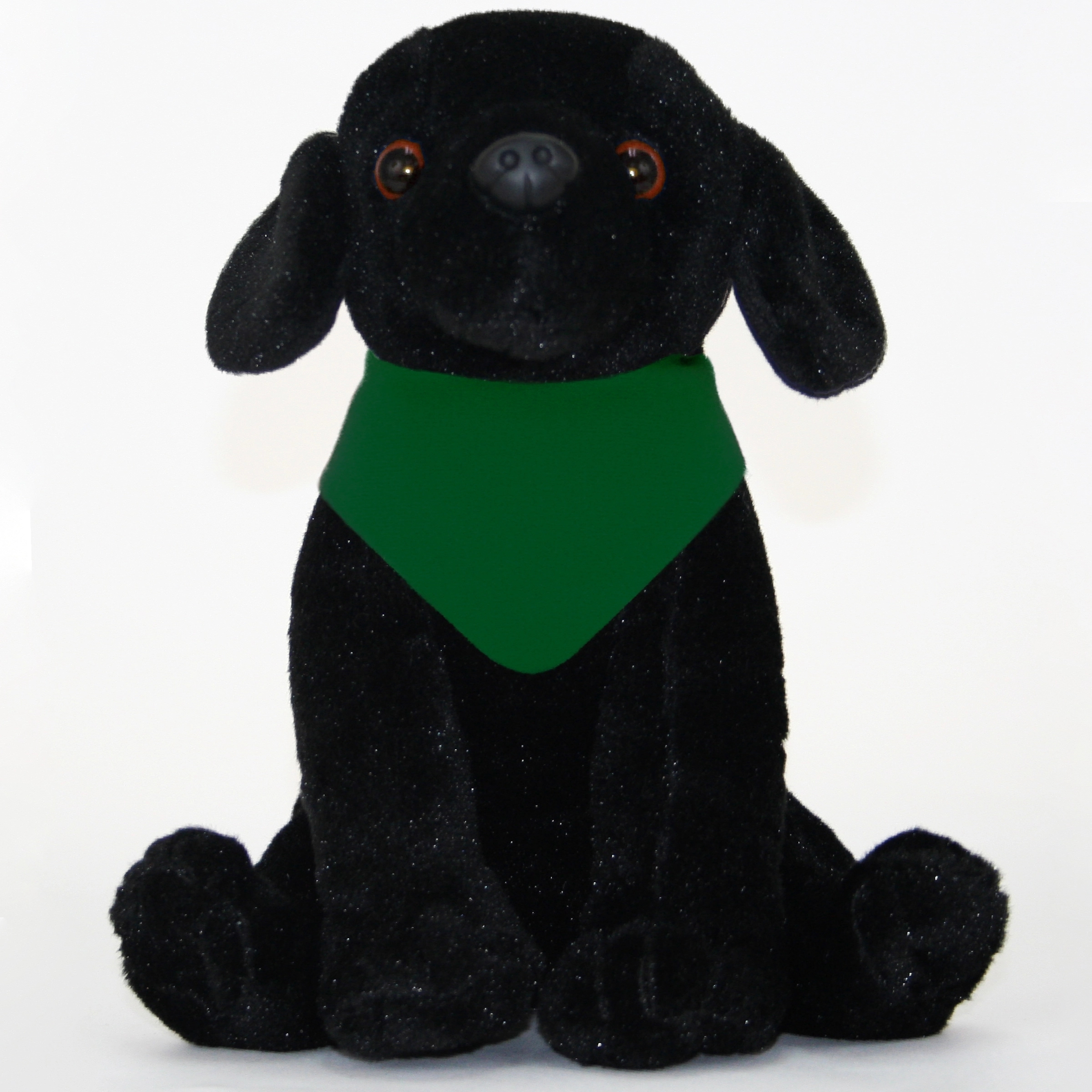 8" Medium Sitting Dog - Black Lab 7