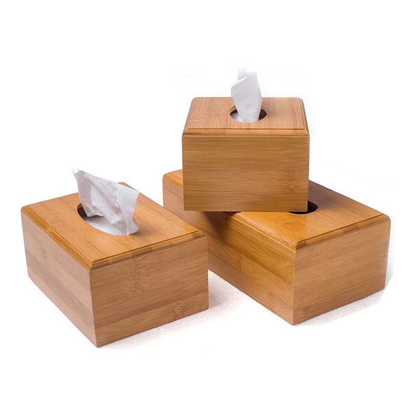Bamboo Tissue Box 2