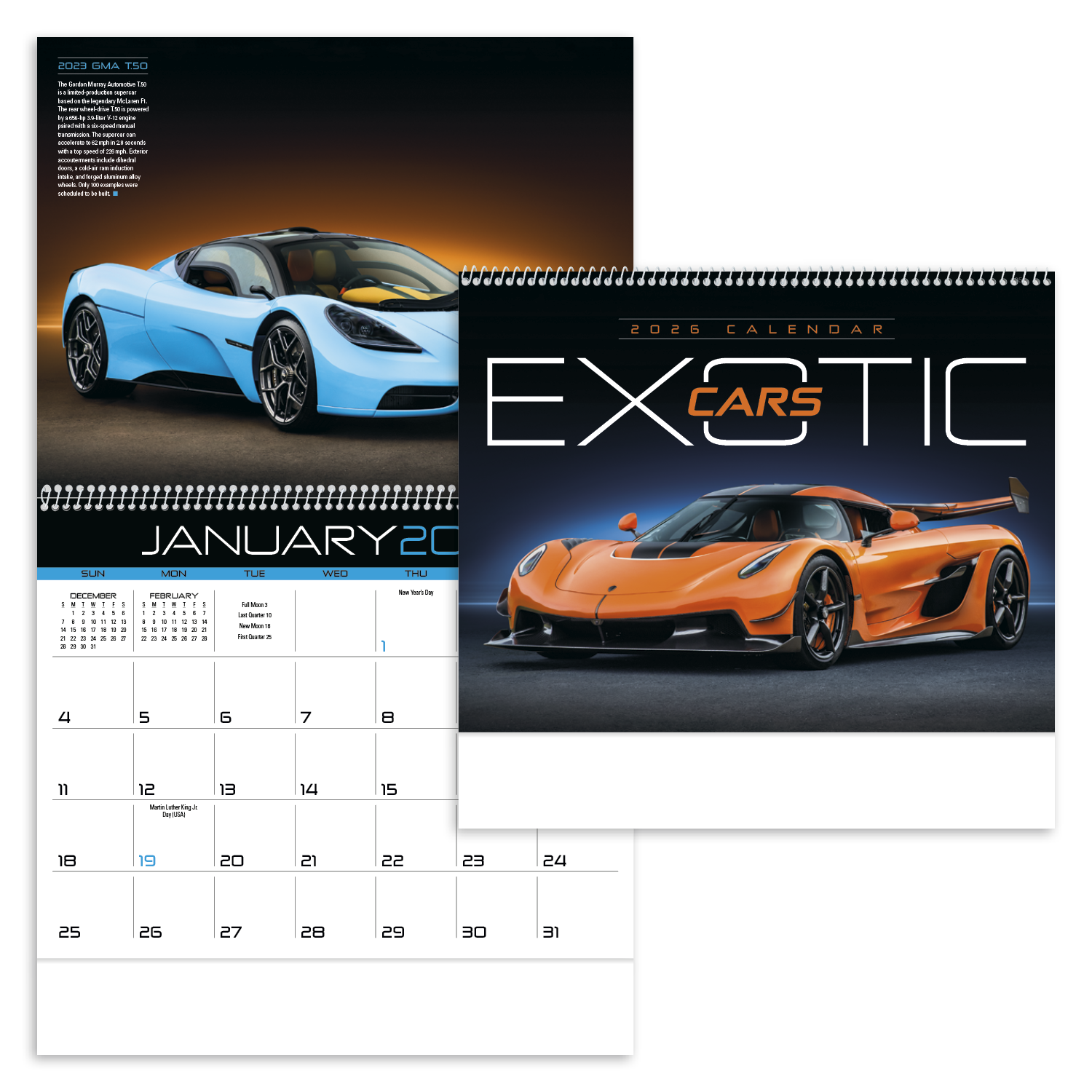 Triumph® Calendars Exotic Cars Calendar 22