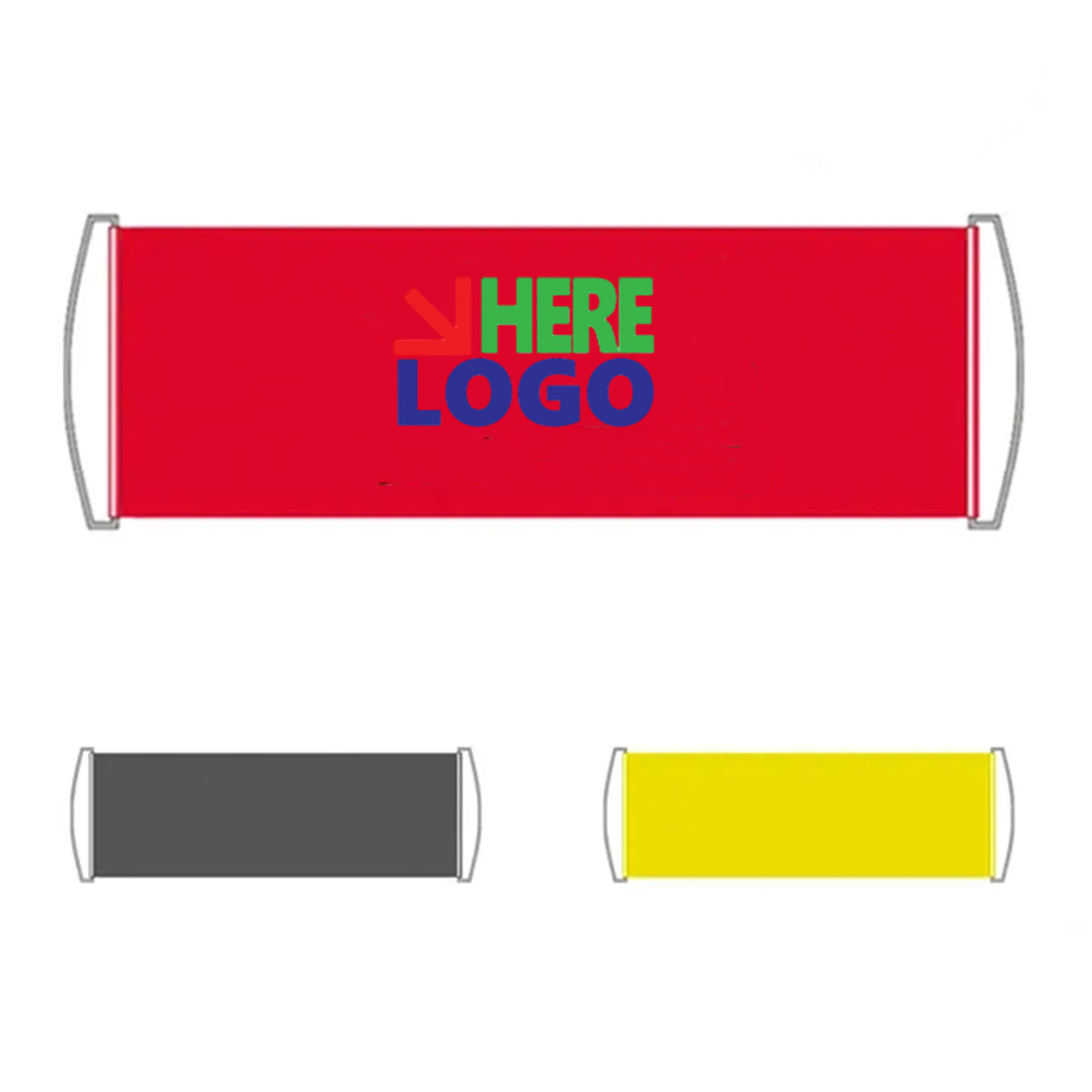 Customized PET Hand Pulled Flags 2