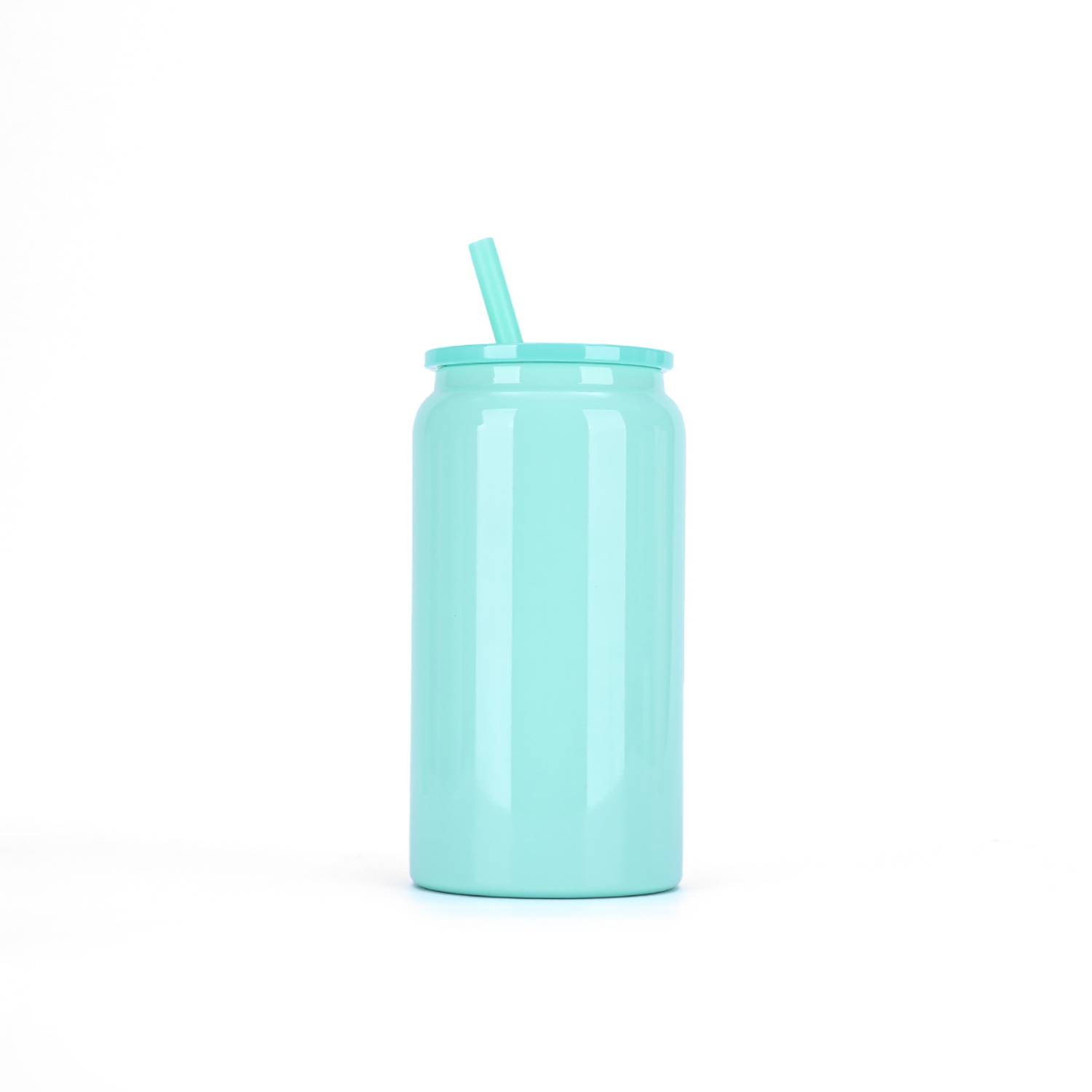 16Oz Stainless Steel Travel Insulated Cup W/ Straw 5