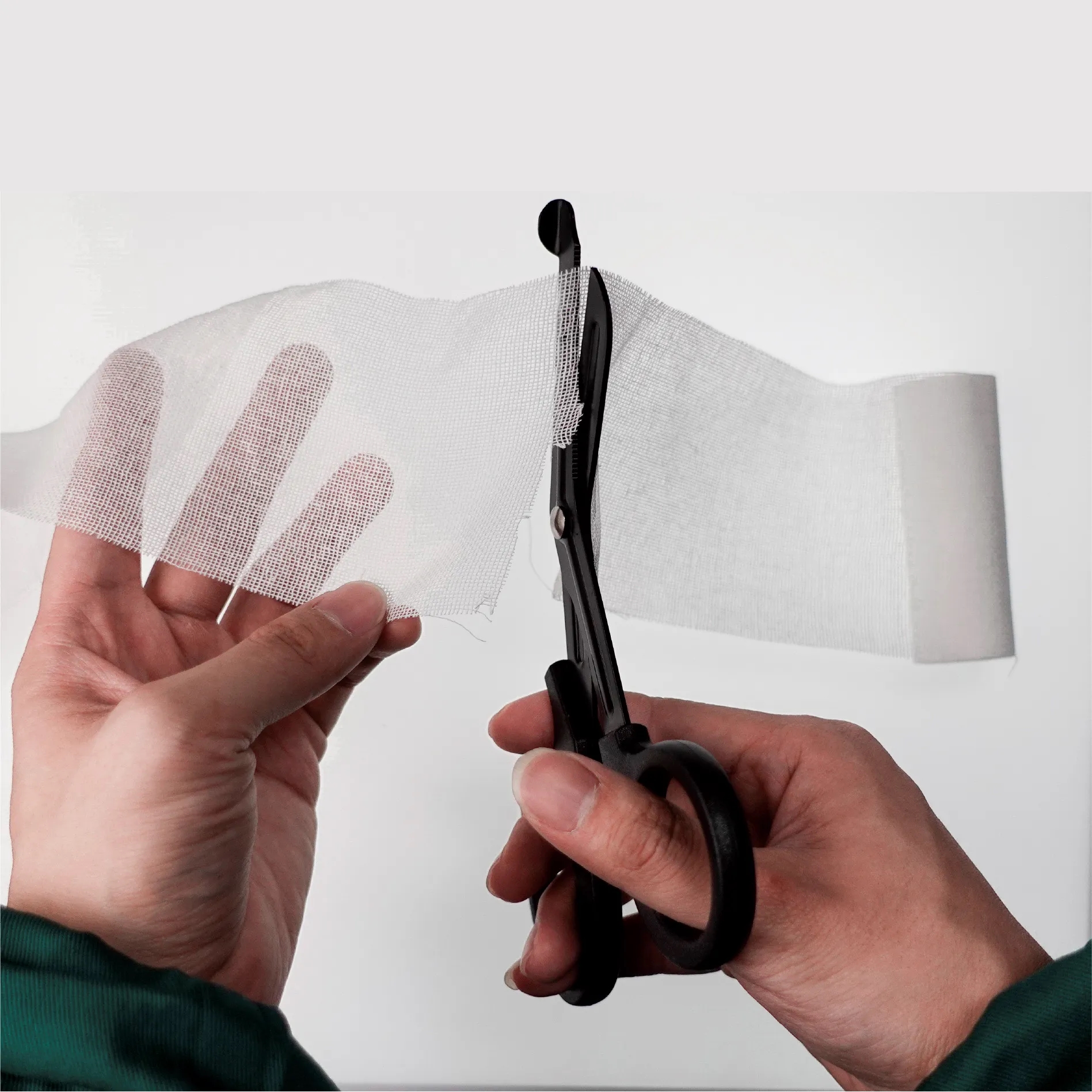 Gauze Canvas Outdoor Bandage Bent Scissors 3