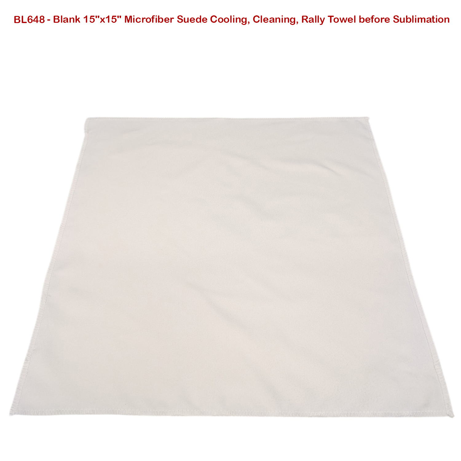 72 Hr Fast Ship - Microfiber Dri-Lite Suede Shammy Cooling Towel, 15x15, Sublimated Edge to Edge 4