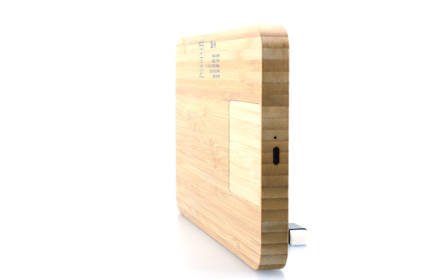Bamboo 10W Wireless Charging Base with Dry Erase Board 14